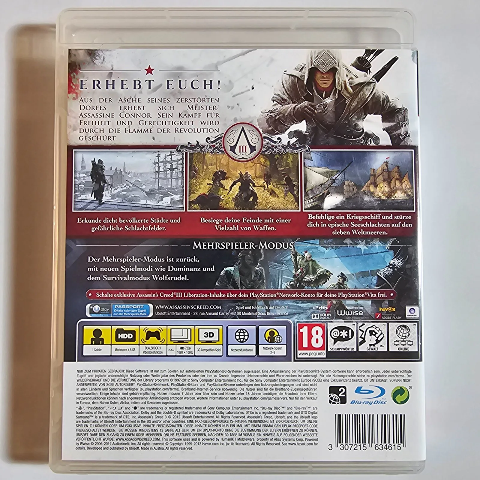 Assassin’s Creed III PlayStation 3, Ansicht 2