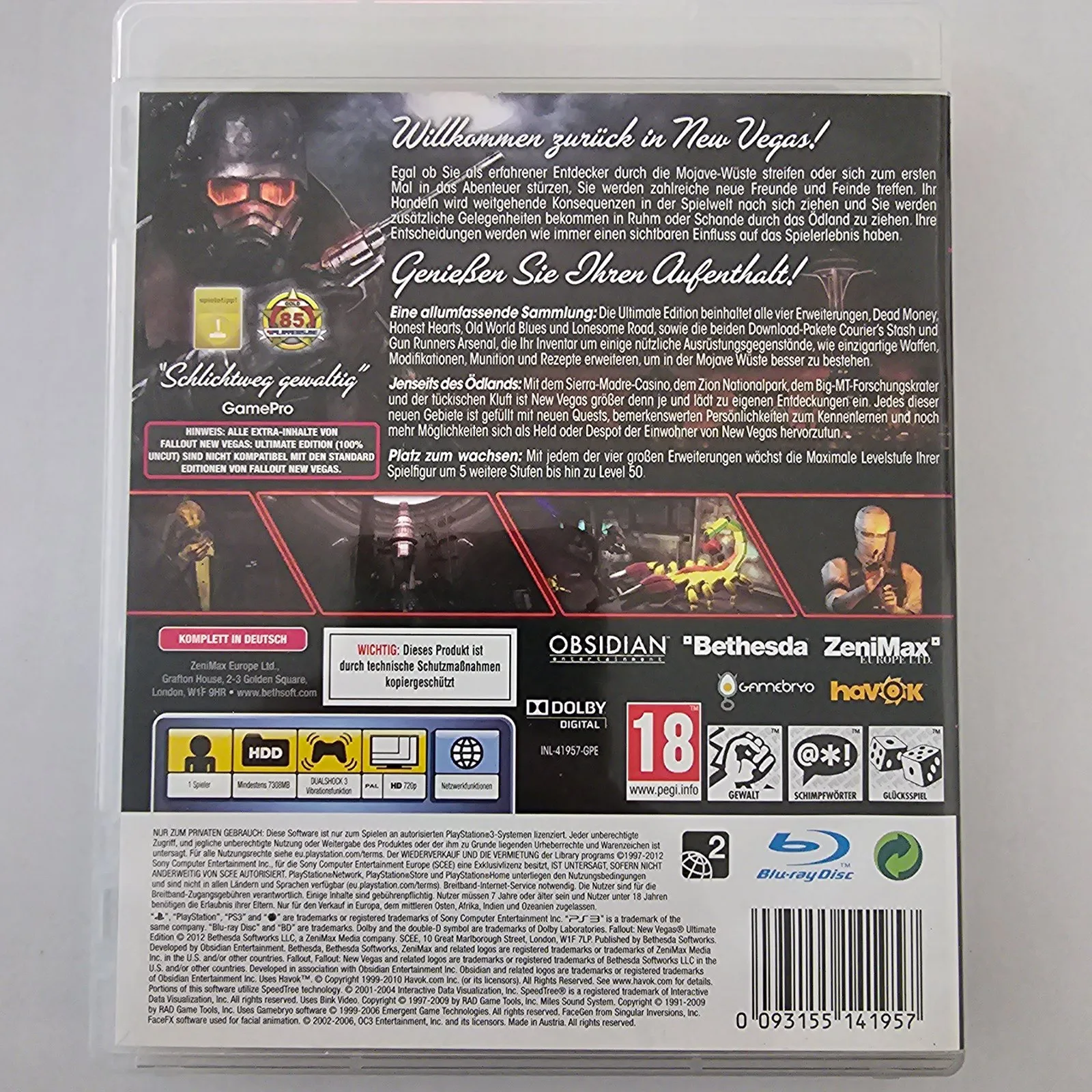Fallout New Vegas Ultimate Edition PlayStation 3, Ansicht 2