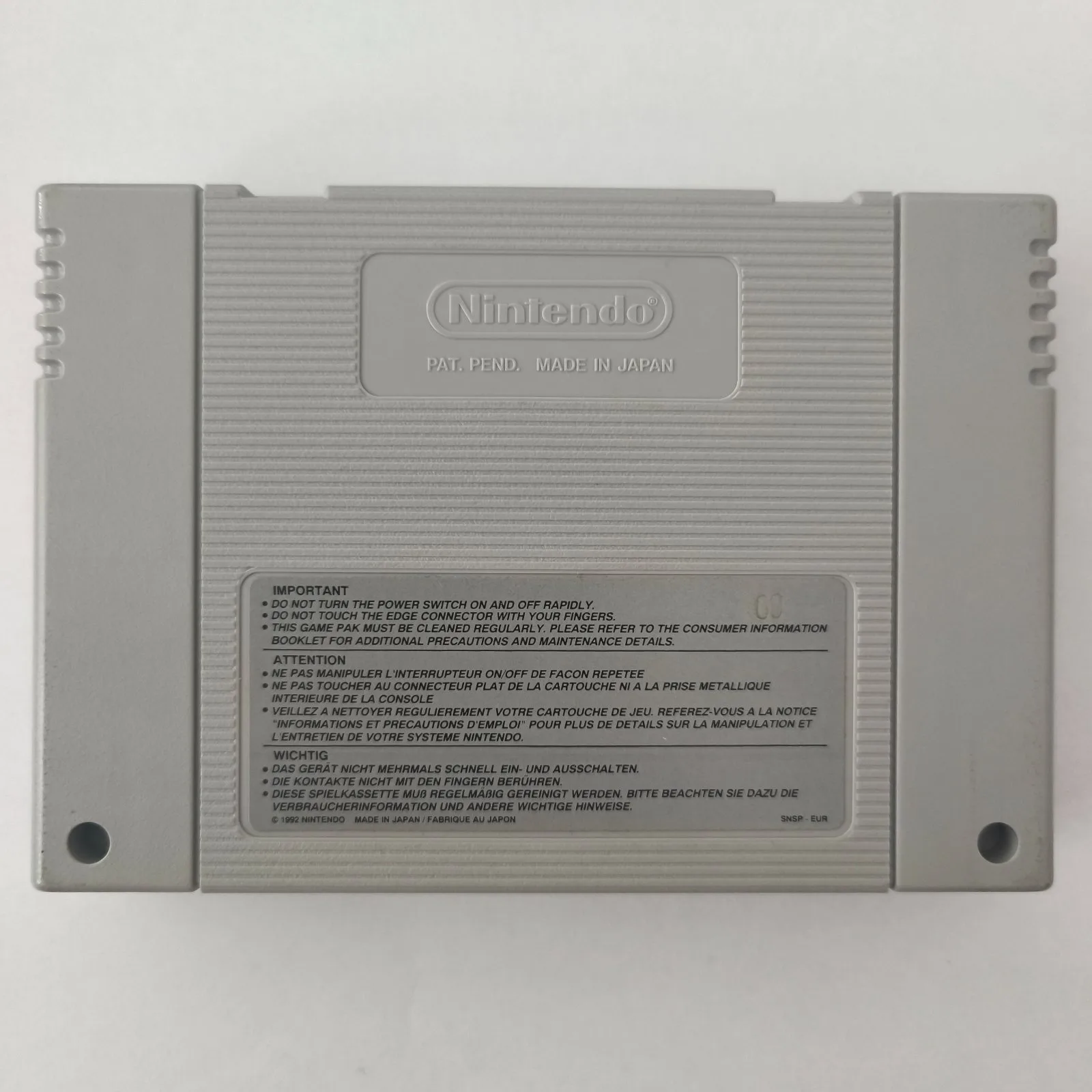 F-Zero Super Nintendo Entertainment System, Ansicht 2