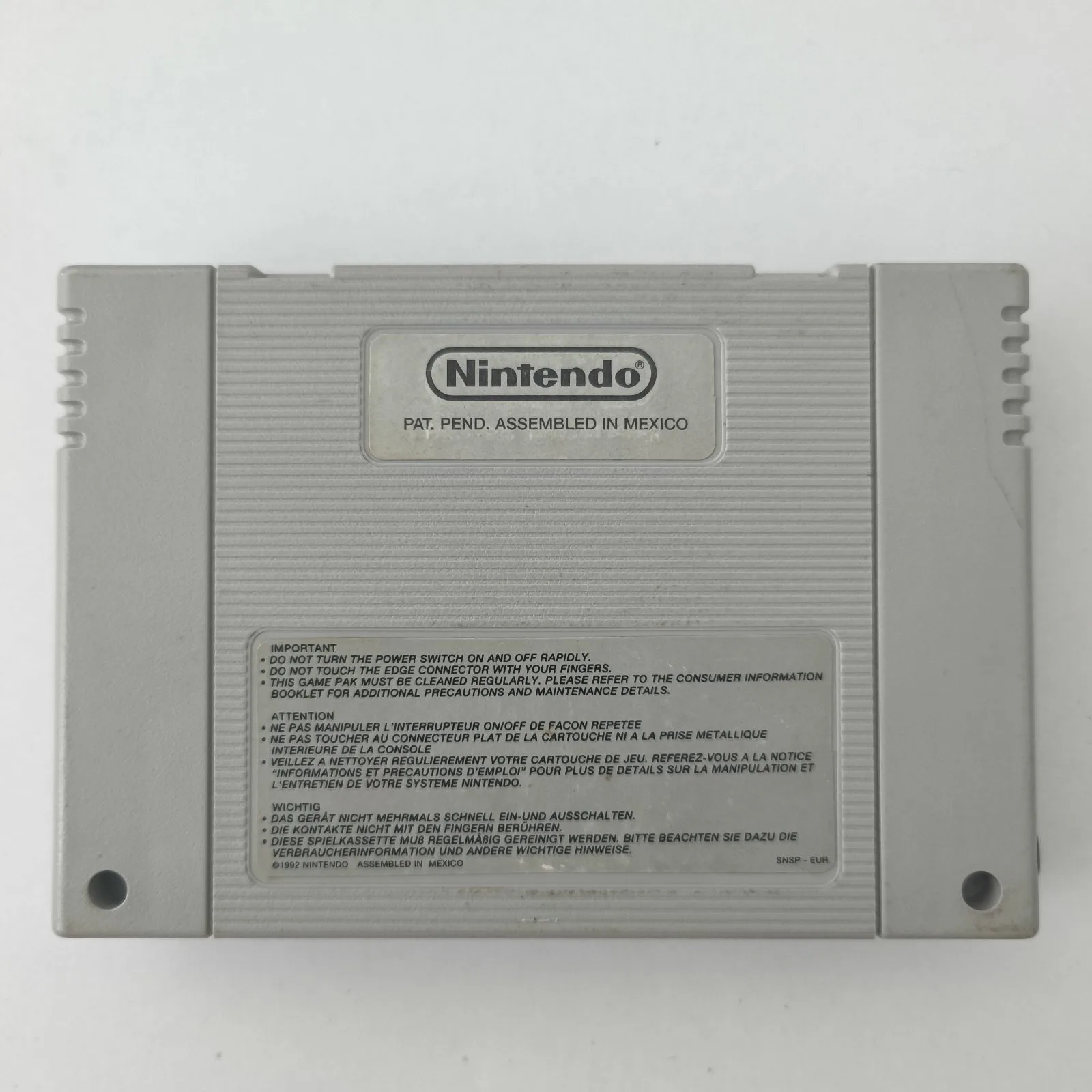 Alien 3 Super Nintendo, Ansicht 2
