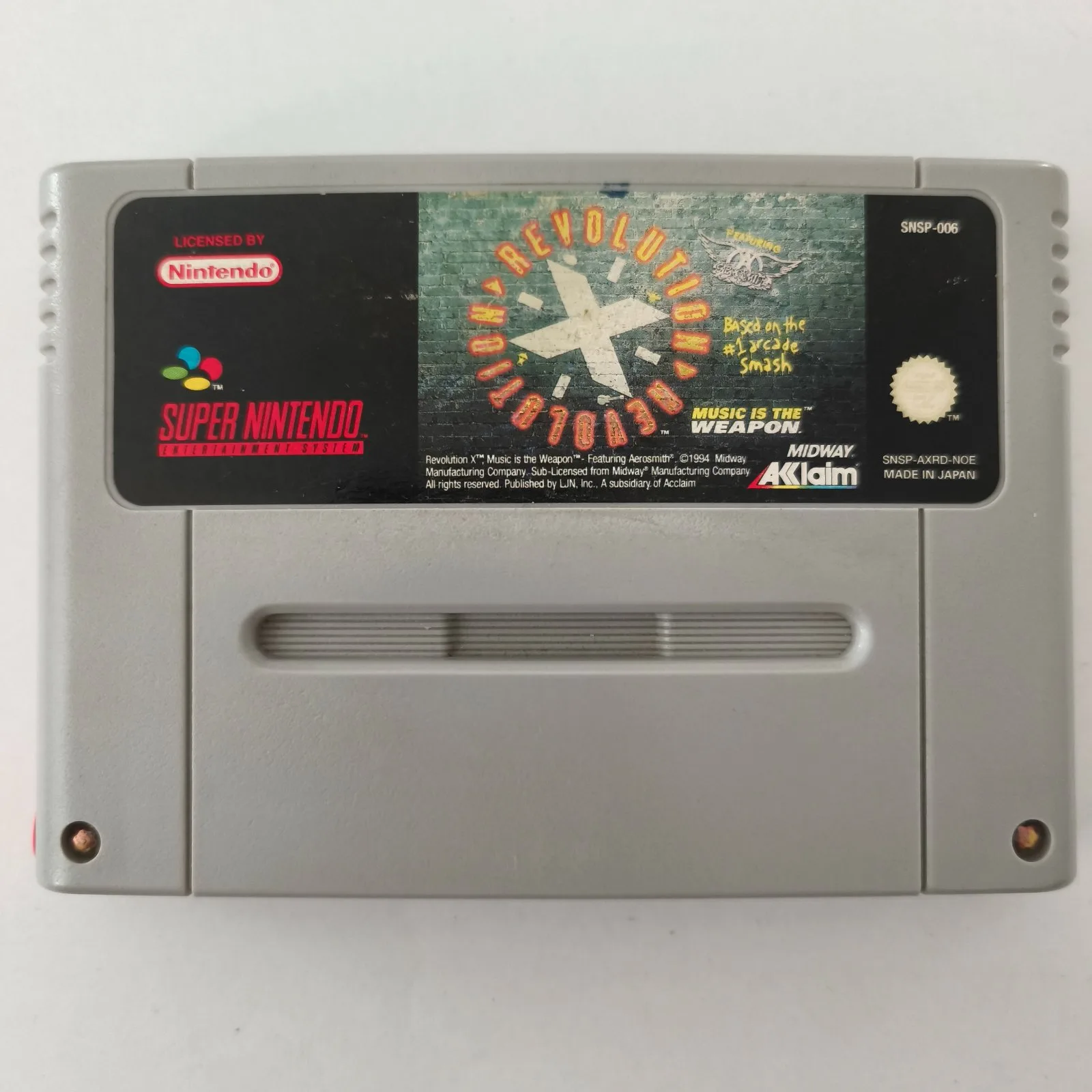 Revolution X Super Nintendo Entertainment System