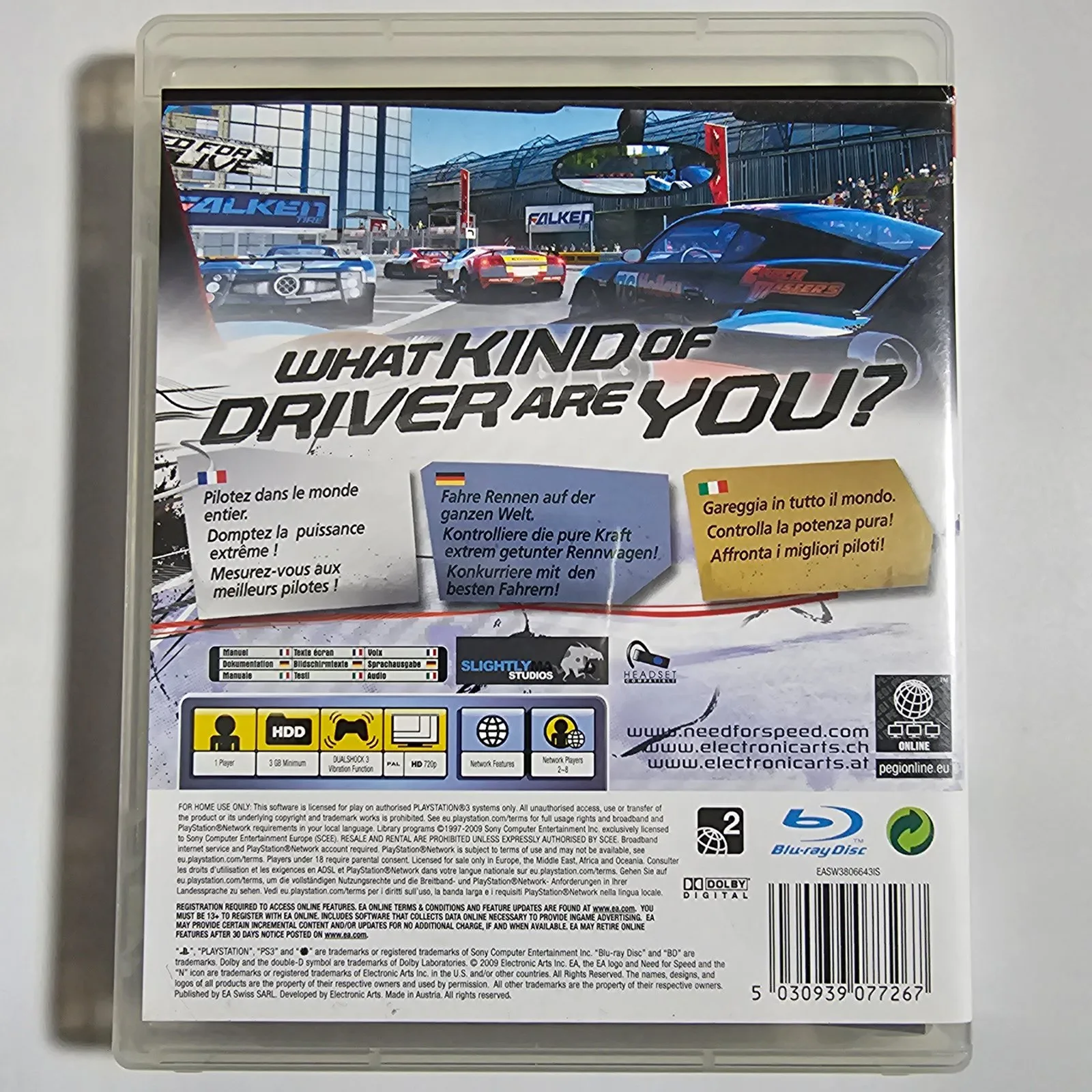 Need for Speed Shift PlayStation 3, Ansicht 2