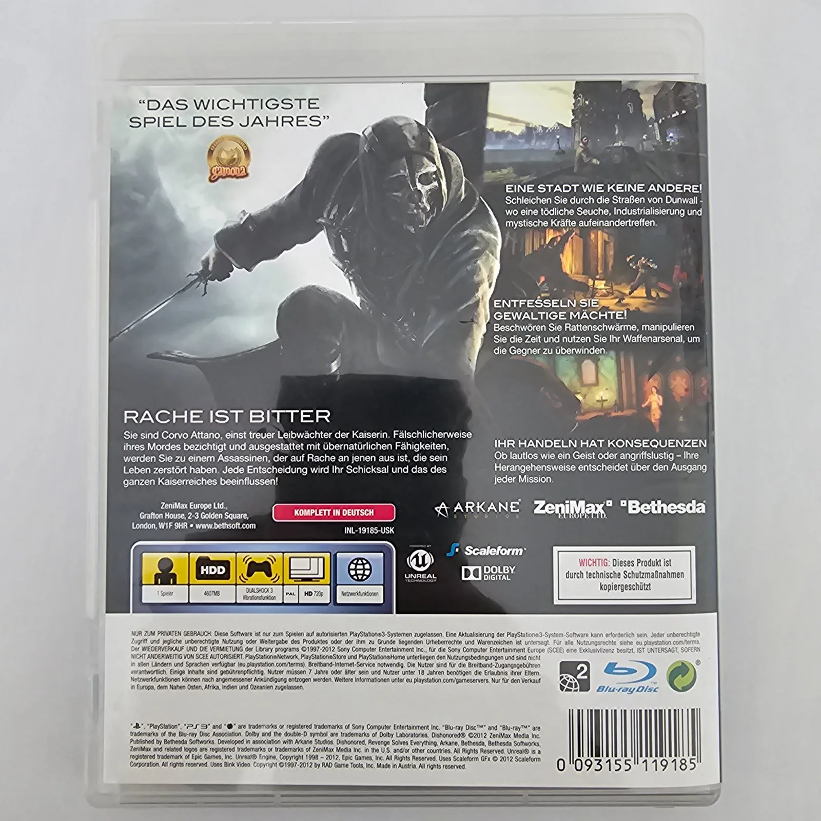 Dishonored Die Maske des Zorns PlayStation 3 – Bild 2
