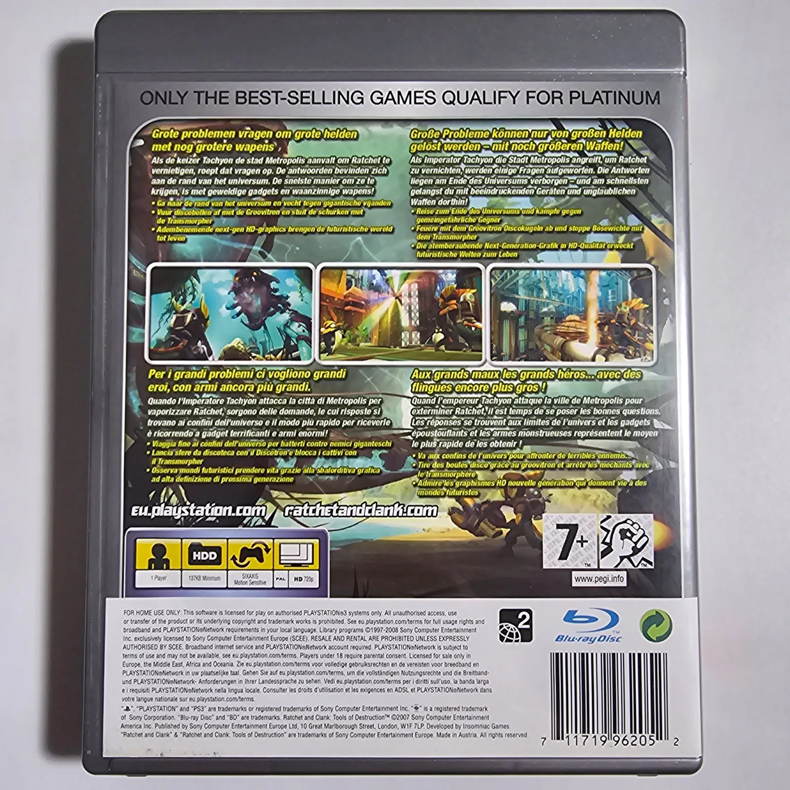 Ratchet & Clank: Tools of Destruction Platinum PlayStation 3 – Bild 2