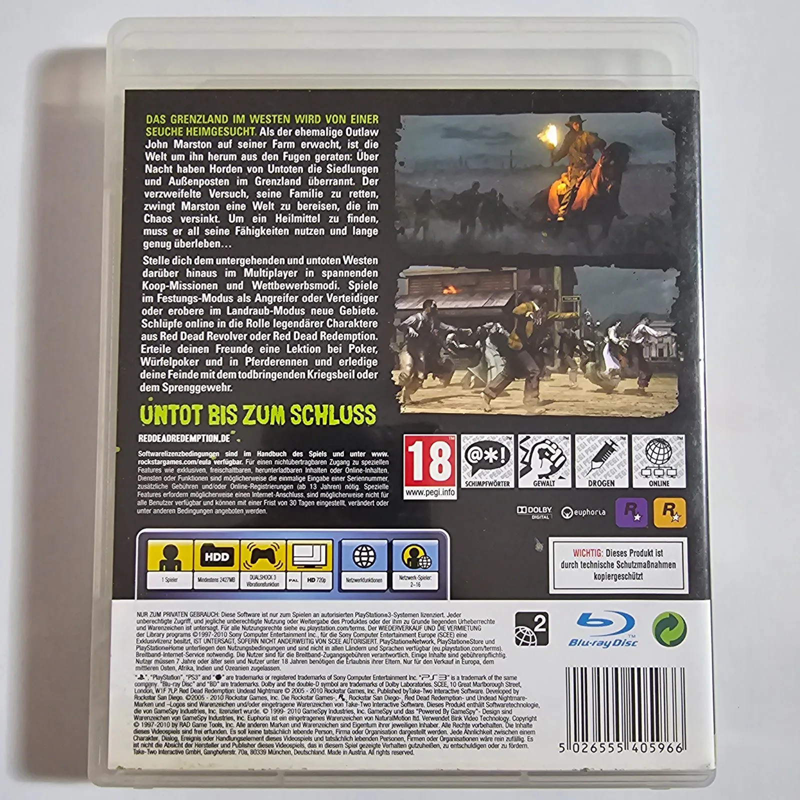 Red Dead Redemption Undead Nightmare Sony PlayStation 3 – Bild 2