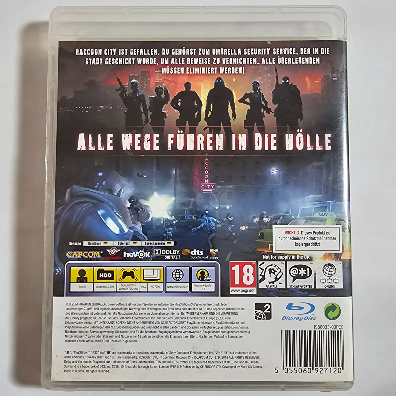 Resident Evil Operation Raccoon City PlayStation 3 – Bild 2