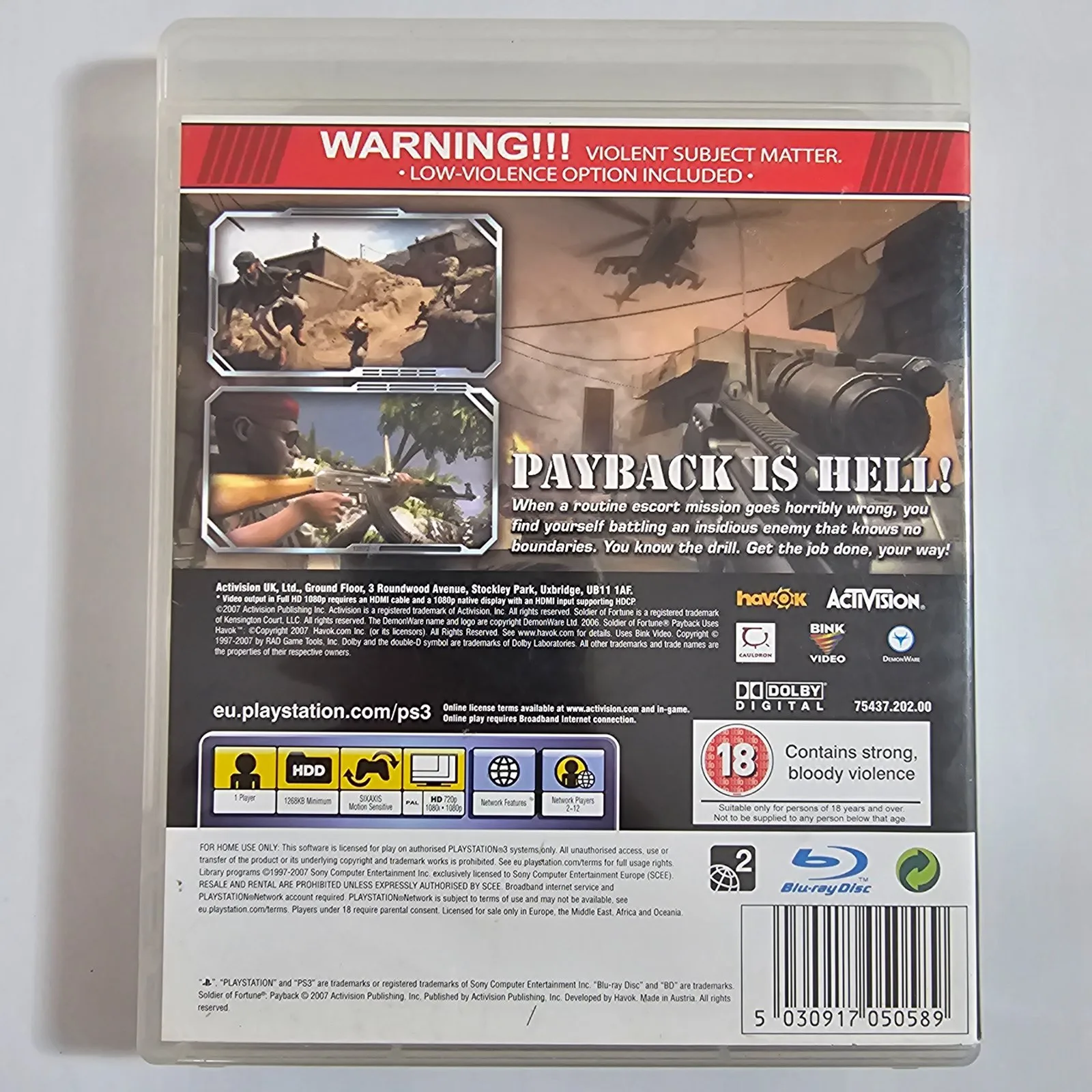 Soldier of Fortune Payback PlayStation 3 – Bild 2