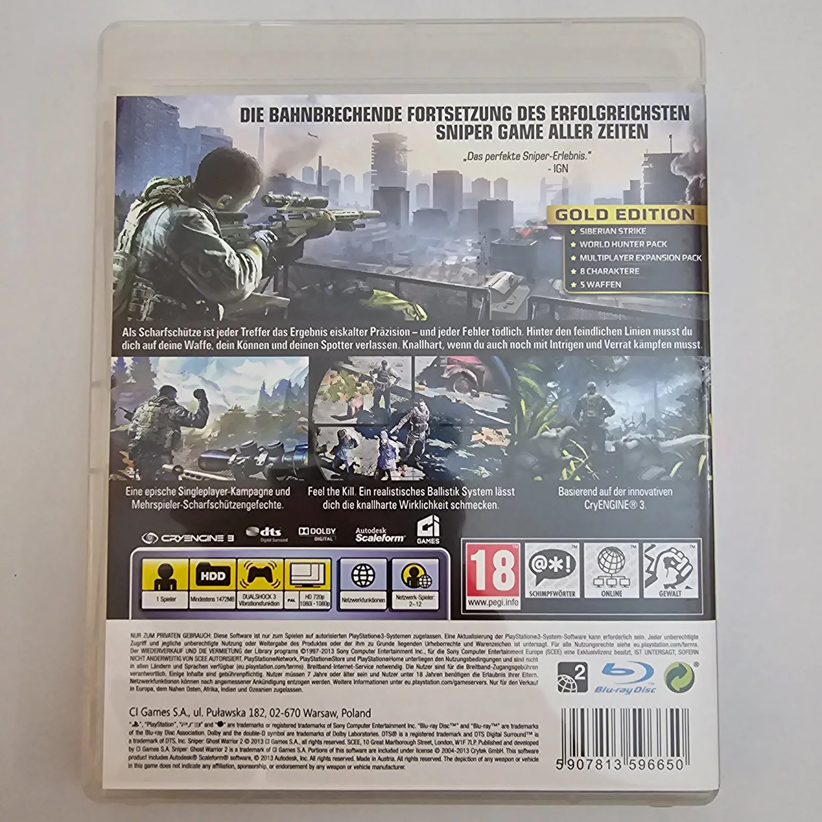 Sniper 2 Ghost Warrior Gold Edition PlayStation 3 – Bild 2