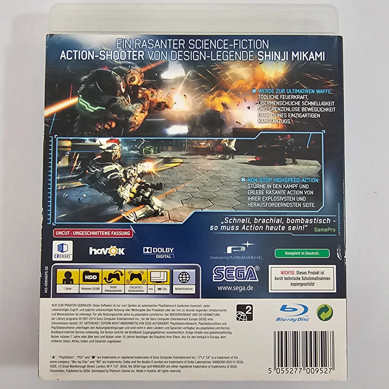 Vanquish PlayStation 3 – Bild 2