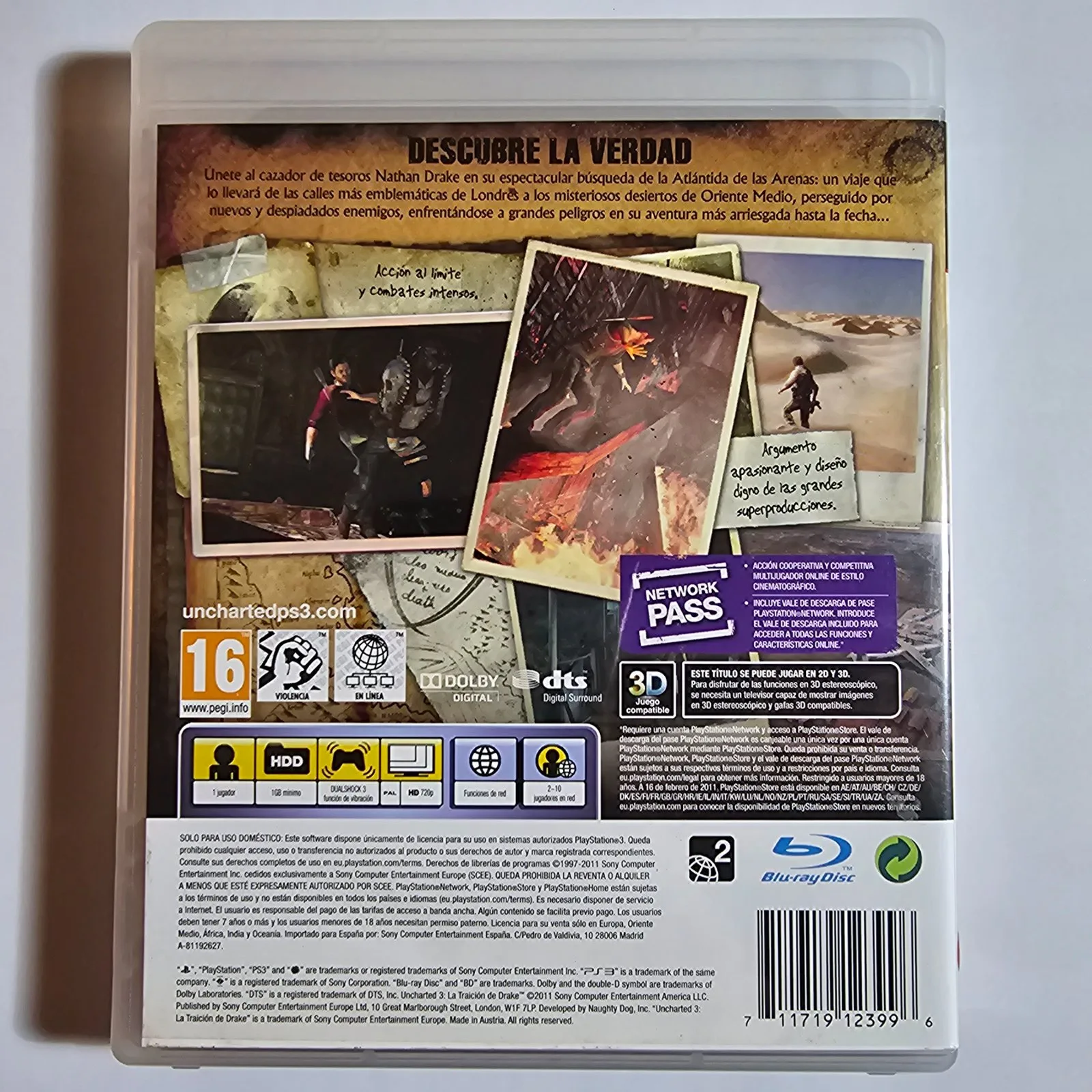 Uncharted 3 La Traicion de Drake PS3 – Bild 2