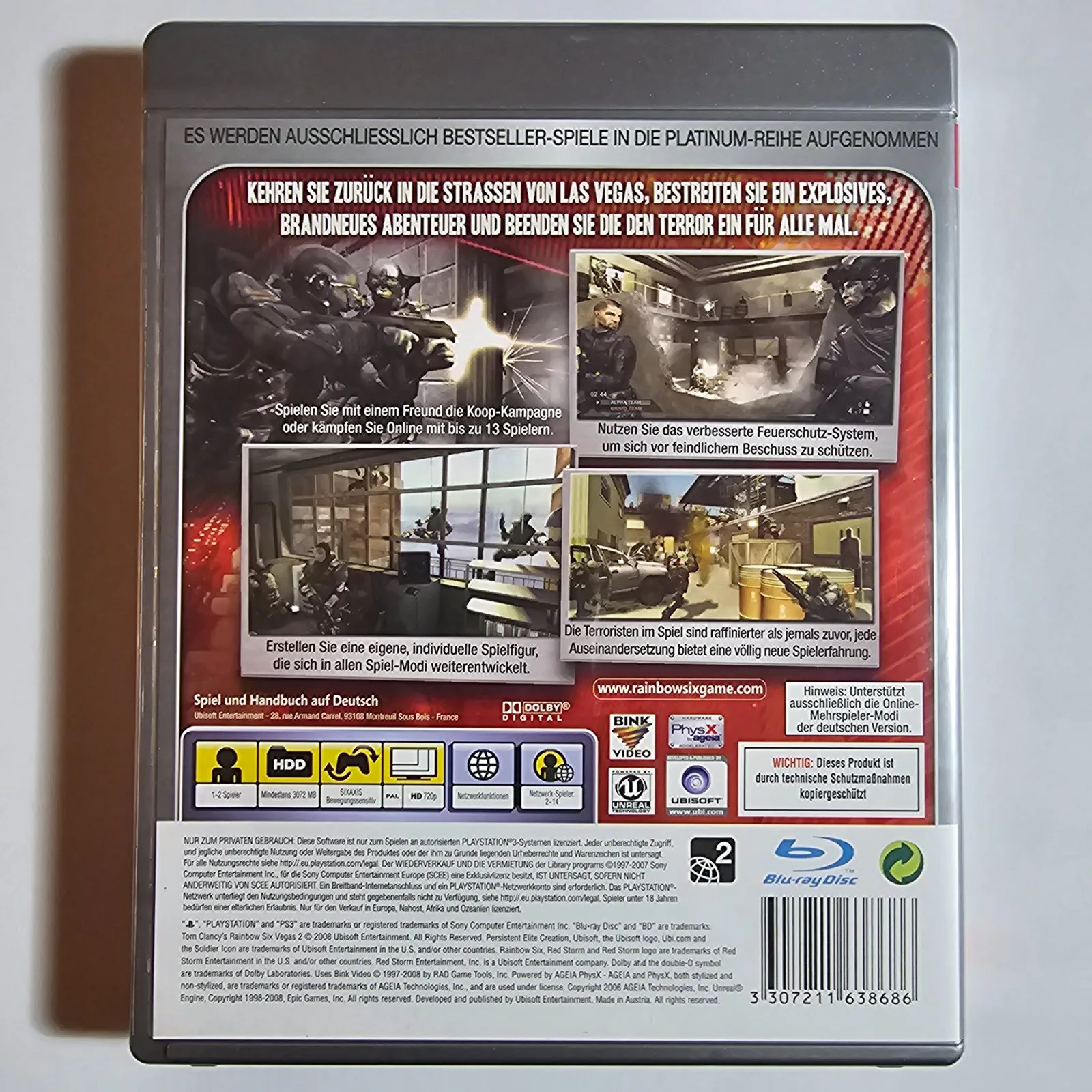 Tom Clancy's Rainbow Six Vegas 2 PlayStation 3 Platinum – Bild 2