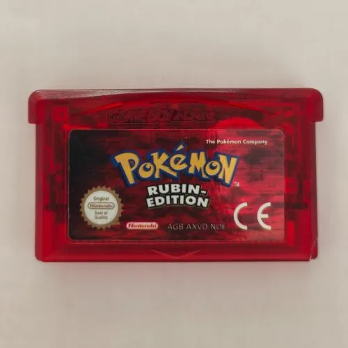 Pokémon Rubin Edition Game Boy Advance