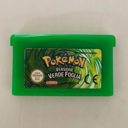Pokémon Versione Verde Foglia Game Boy Advance