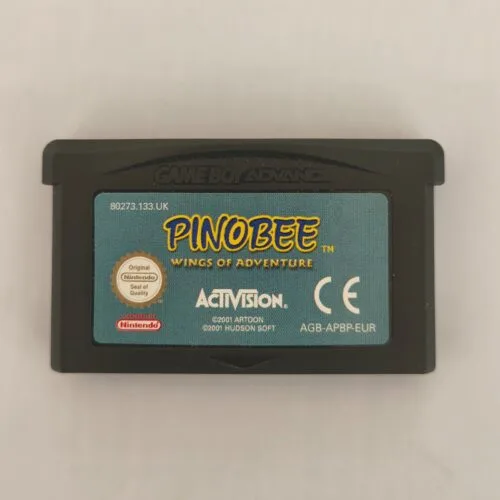 Pinobee Wings of Adventure Nintendo Game Boy Advance