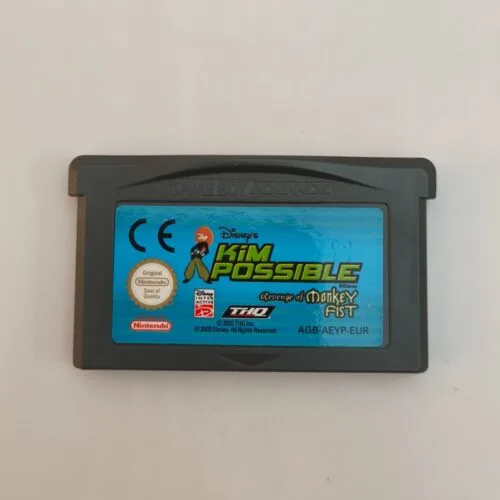 Kim Possible Revenge of Monkey Fist Nintendo Game Boy Advance