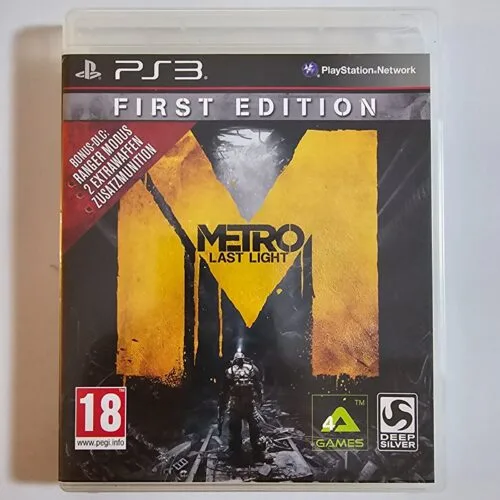 Metro Last Light First Edition PlayStation 3