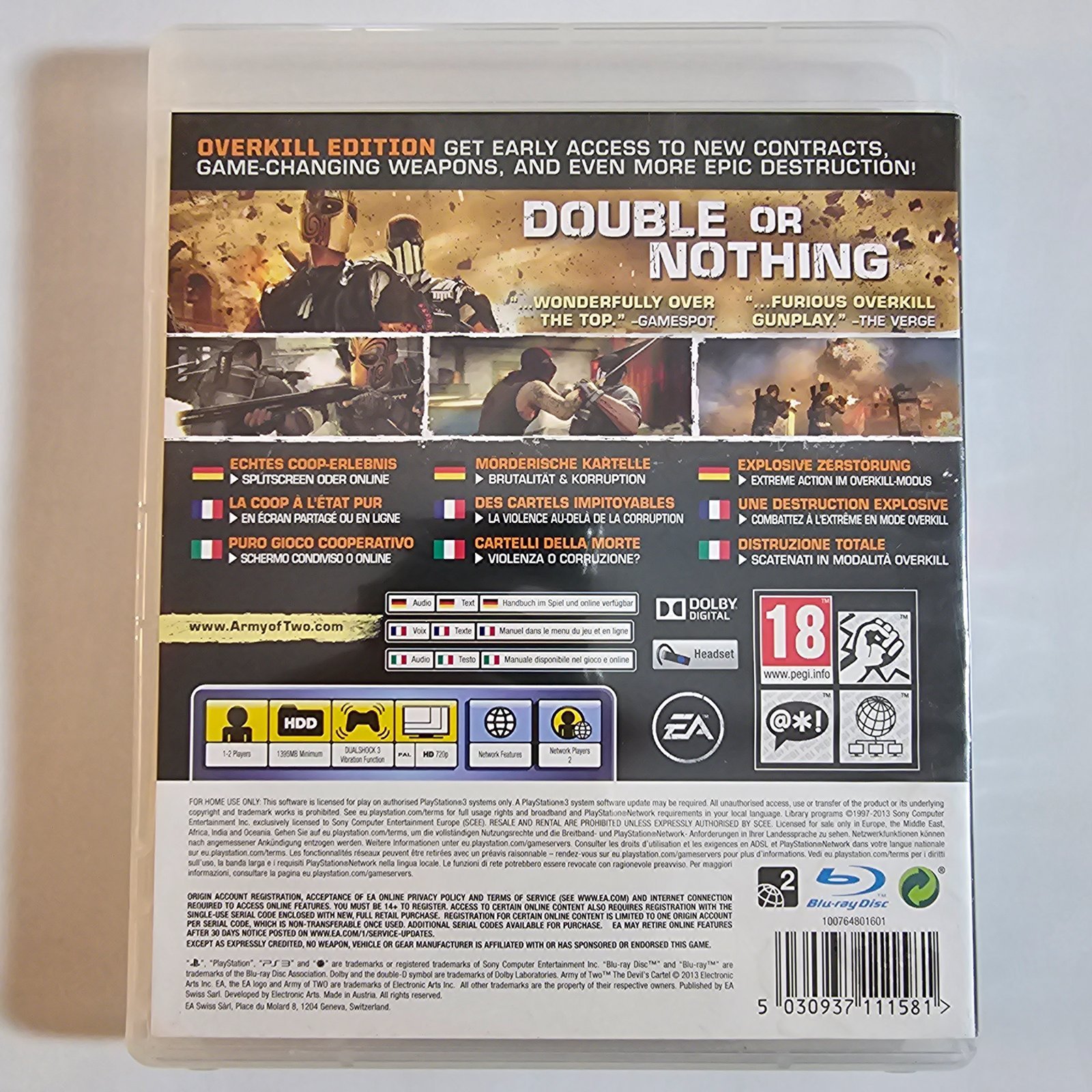 Army of Two The Devils Cartel Overkill Edition PlayStation 3 – Bild 2