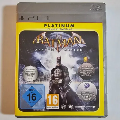 Batman Arkham Asylum PS3 Platinum
