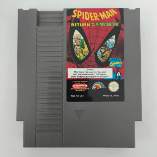 Spider-Man Return of the Sinister Six Nintendo NES