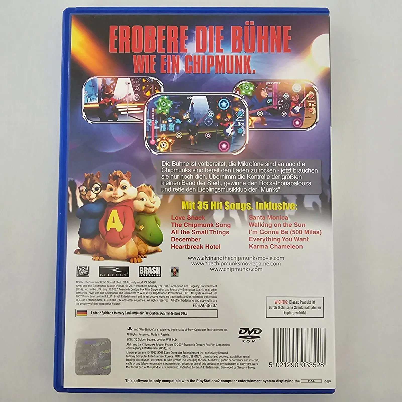 Alvin und die Chipmunks Der Kinofilm PlayStation 2 – Bild 2