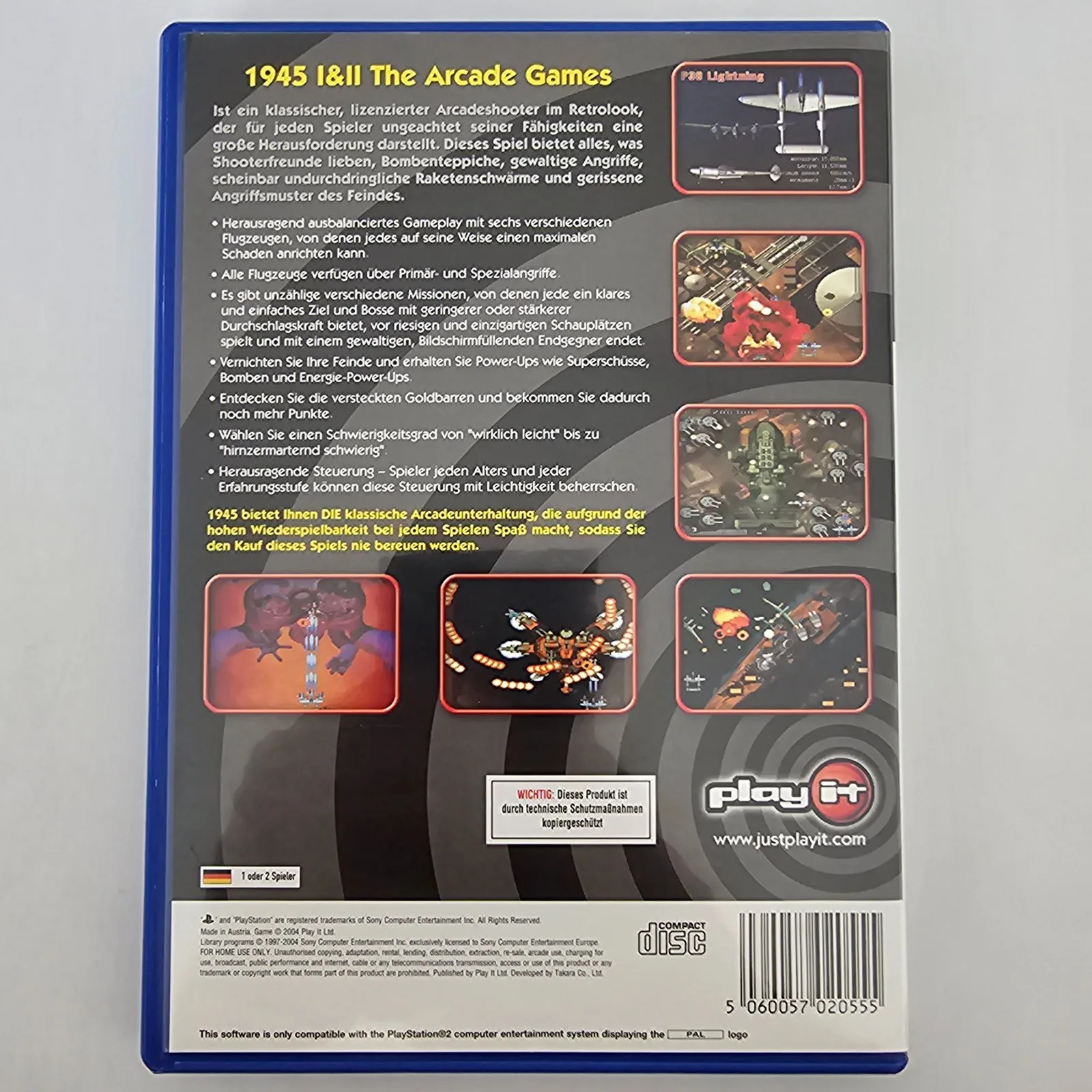 1945 I&II The Arcade Games PlayStation 2 – Bild 2