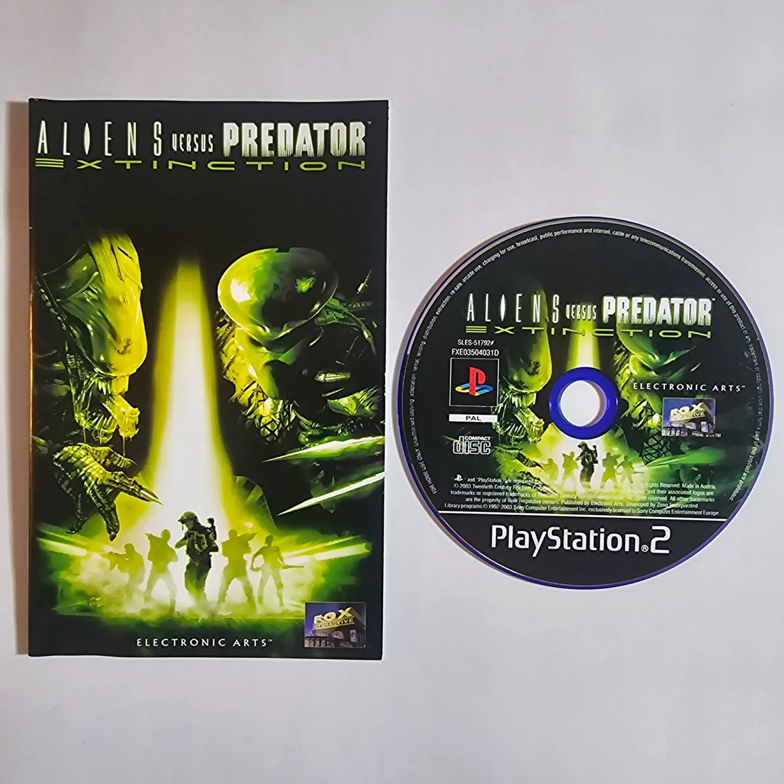 Aliens Versus Predator Extinction PlayStation 2, Ansicht 3
