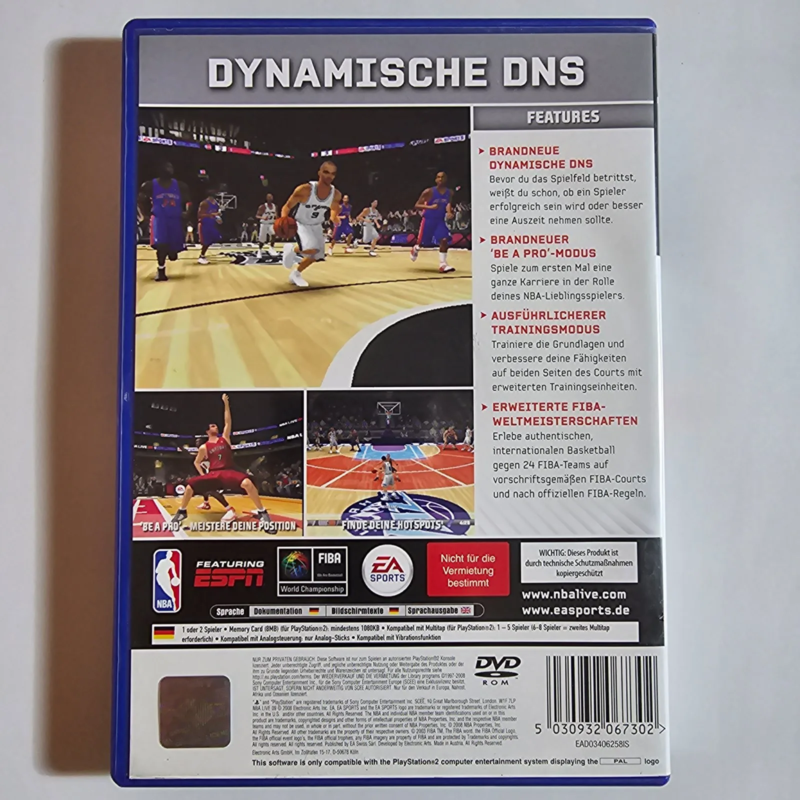 NBA Live 09 PlayStation 2, Ansicht 2