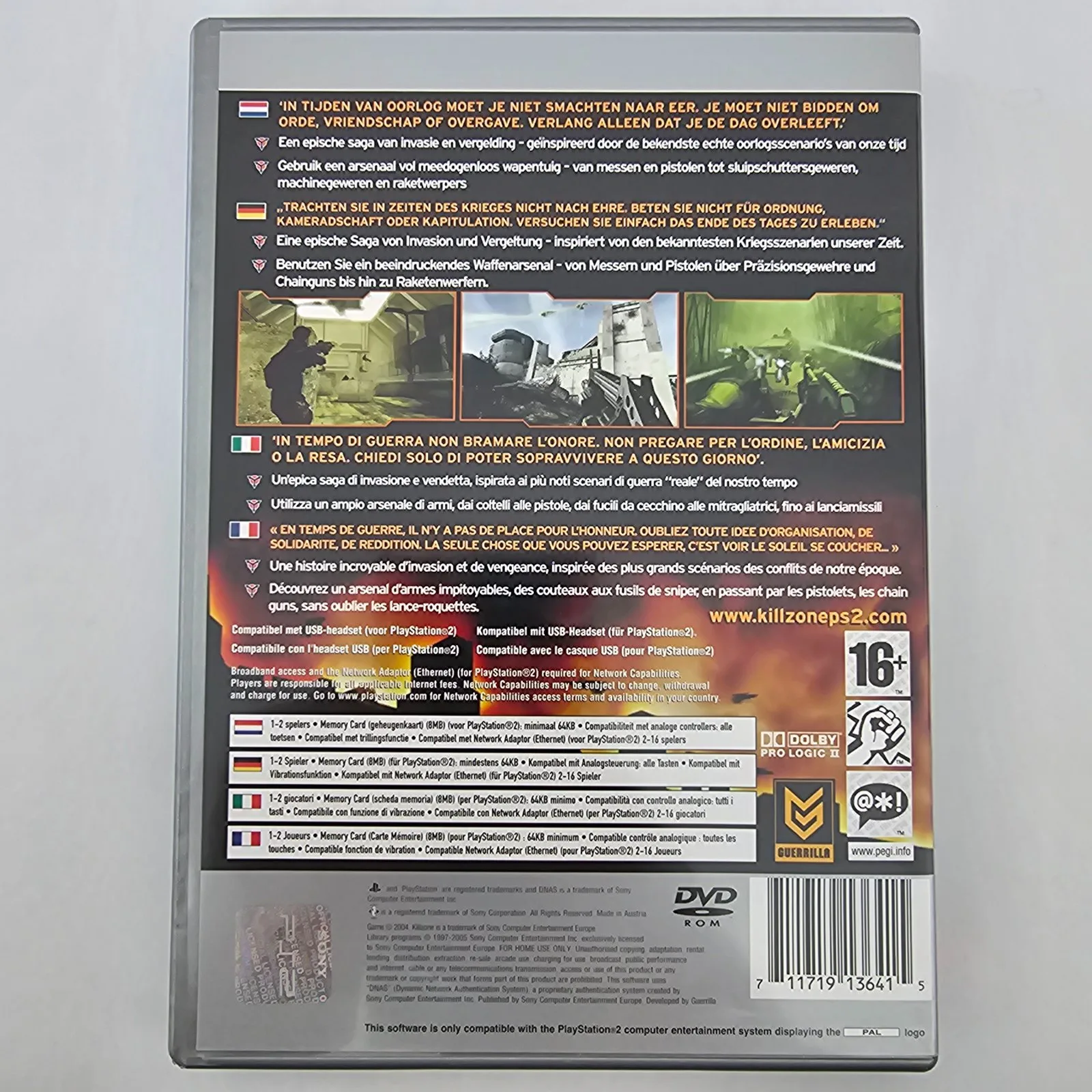 Killzone PlayStation 2 Platinum, Ansicht 2
