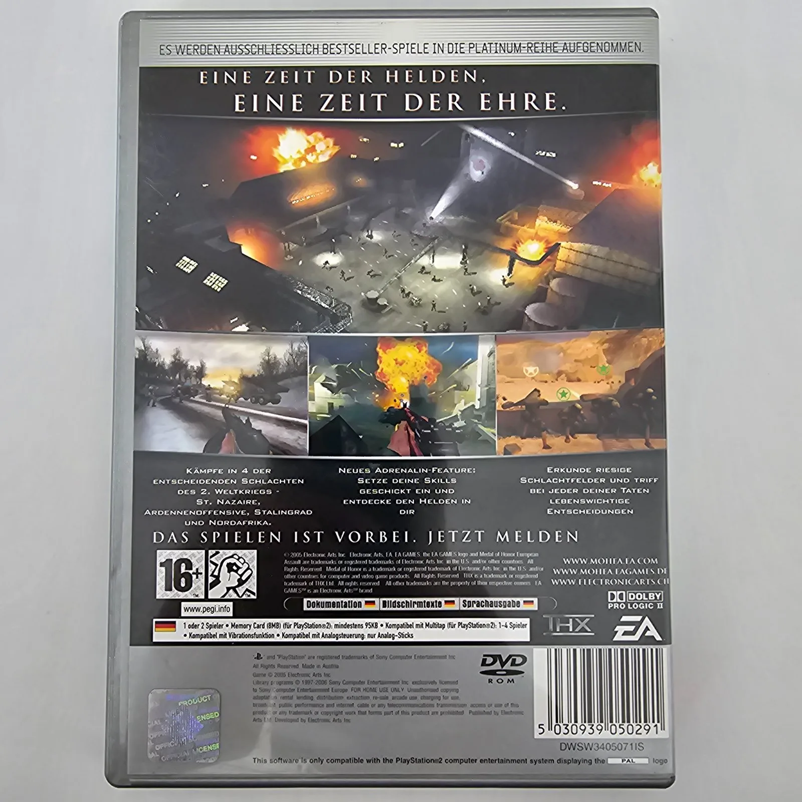 Medal of Honor European Assault PlayStation 2, Ansicht 2