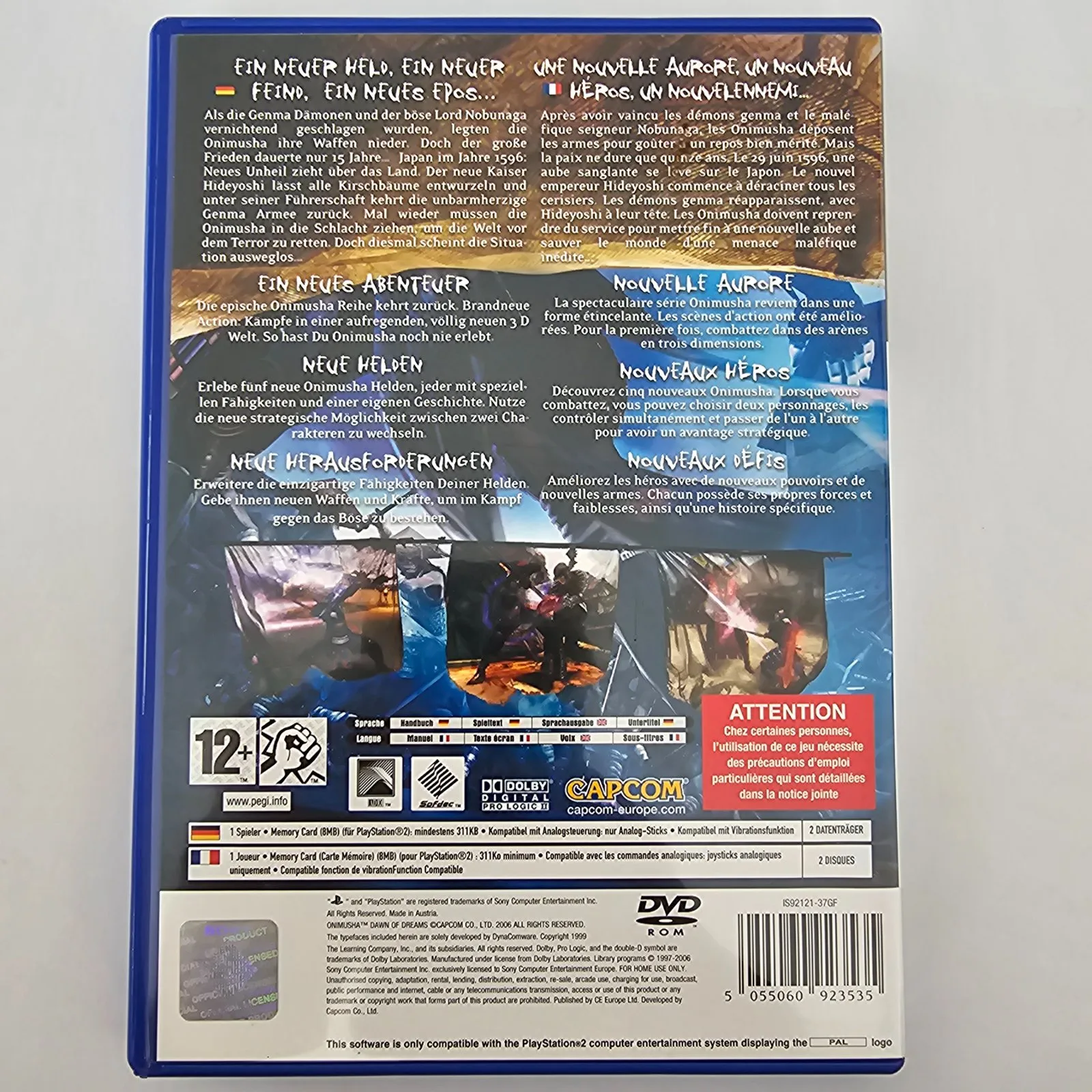 Onimusha Dawn of Dreams PlayStation 2, Ansicht 2