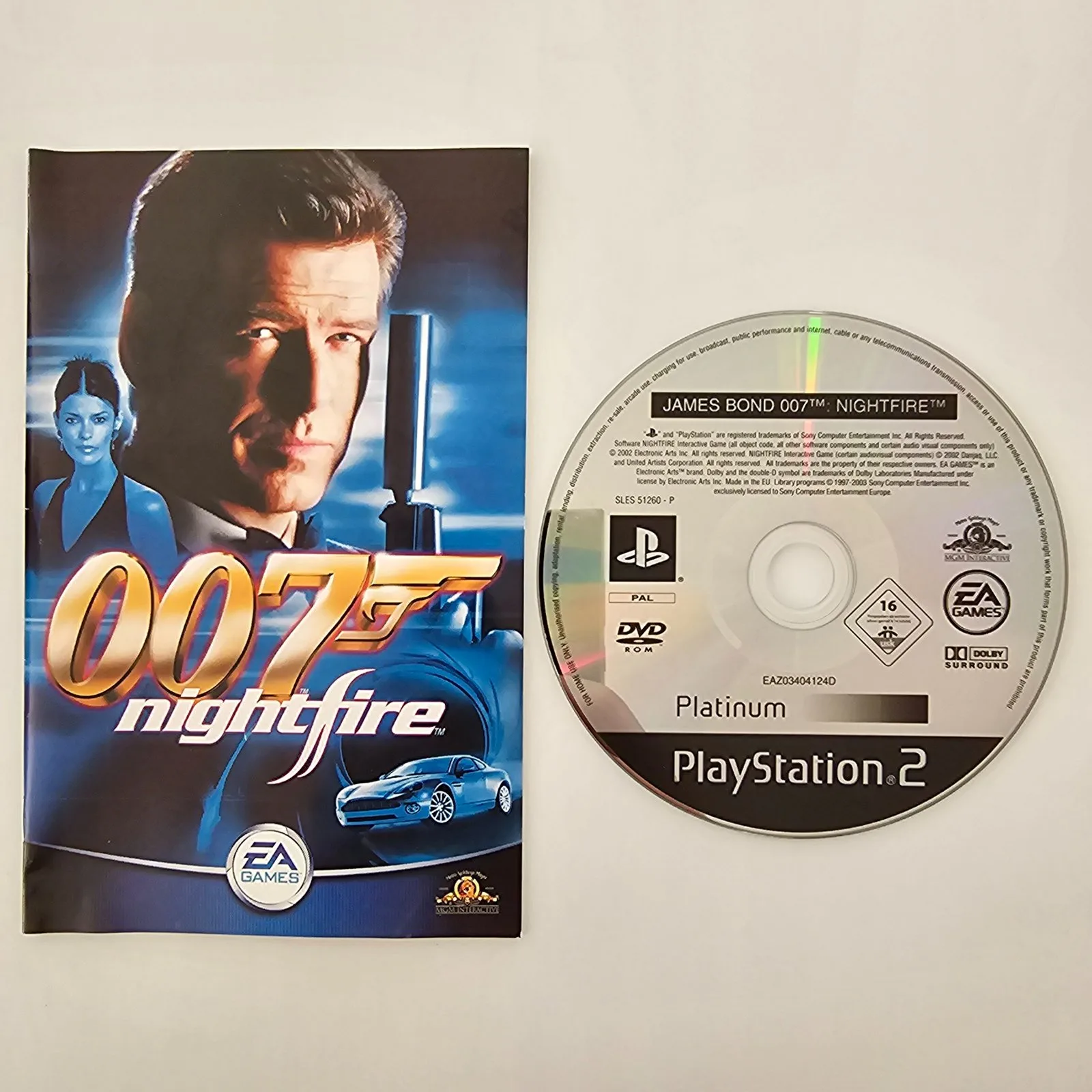 007 Nightfire PlayStation 2 Platinum, Ansicht 3
