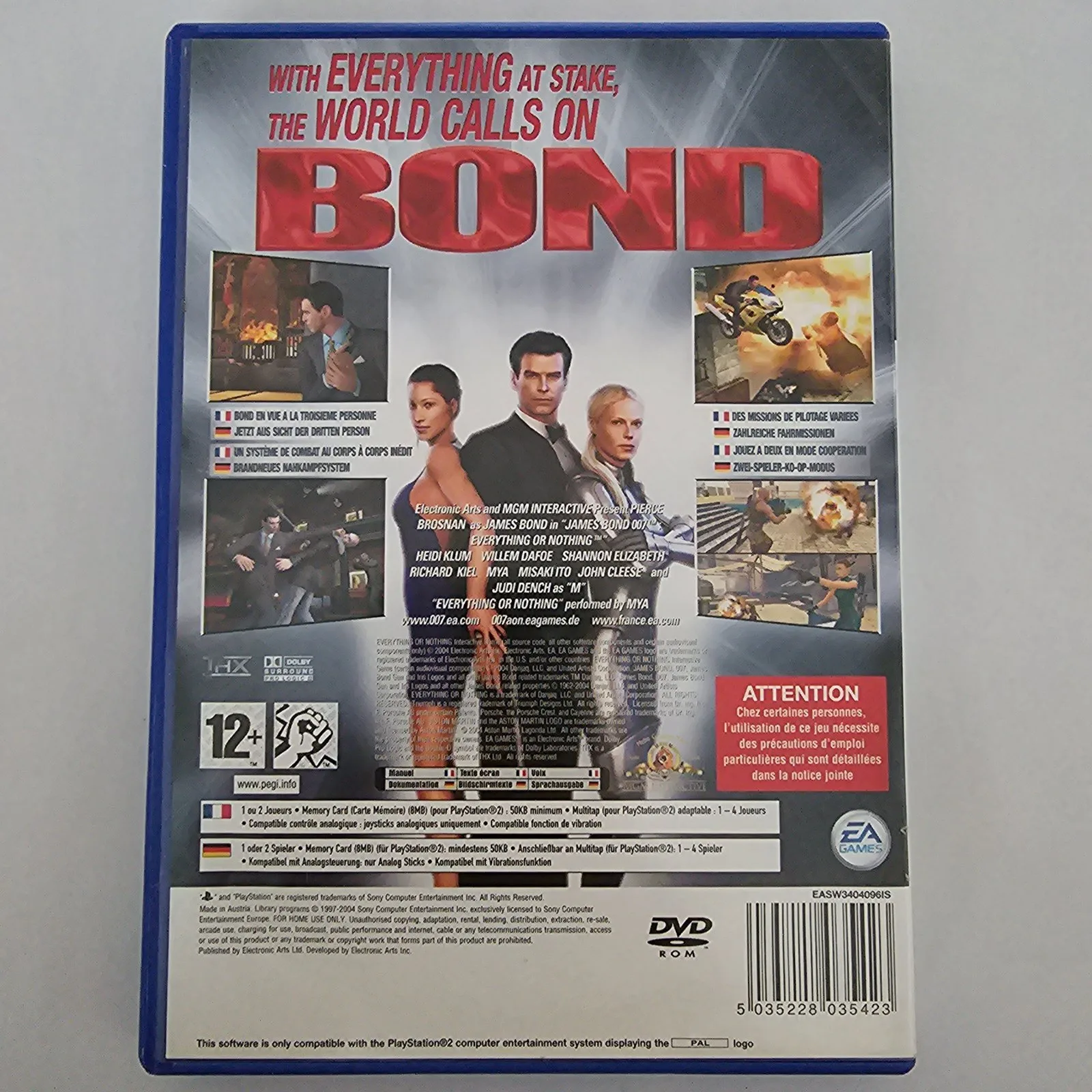 007 Everything or Nothing PlayStation 2, Ansicht 2