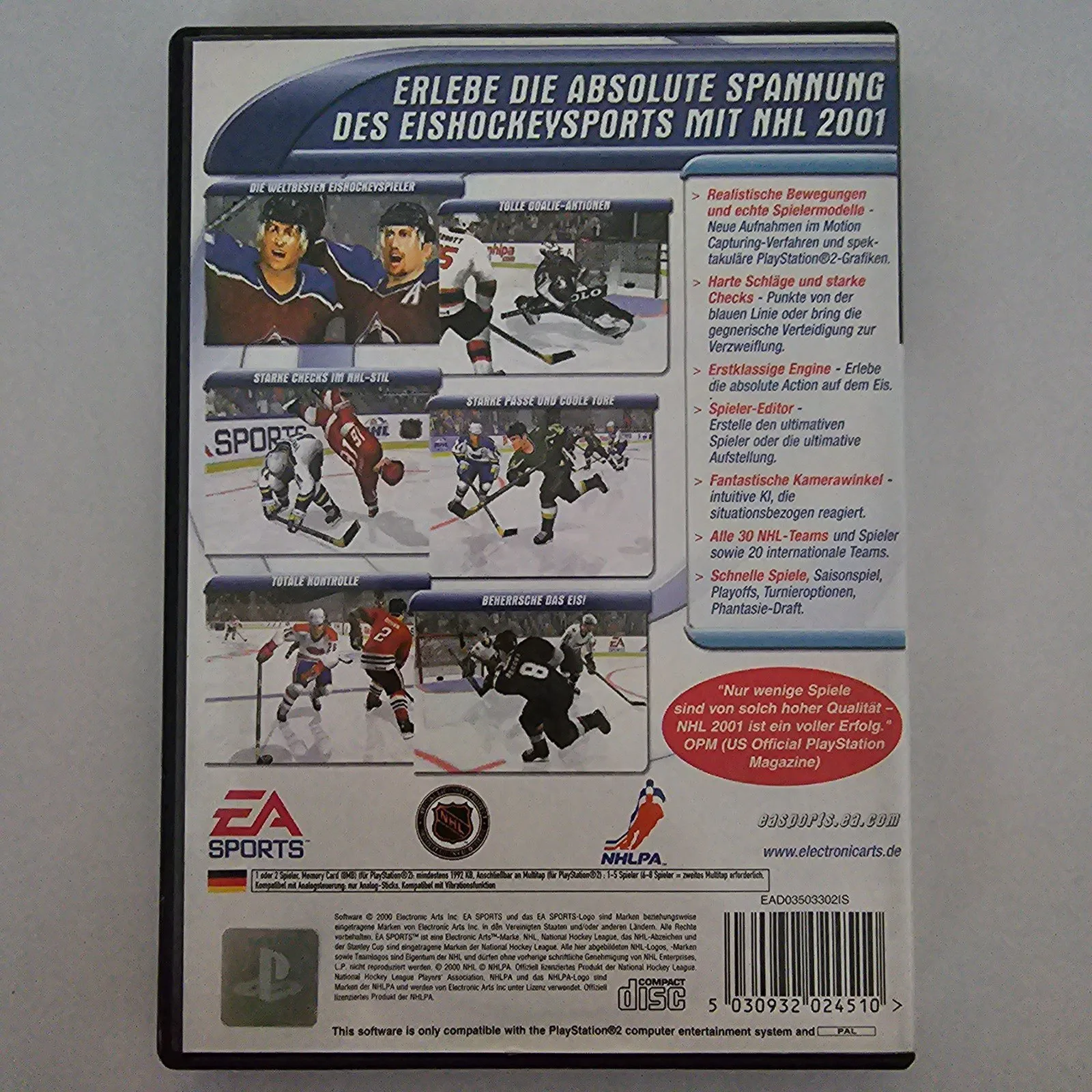NHL 2001 PlayStation 2, Ansicht 2