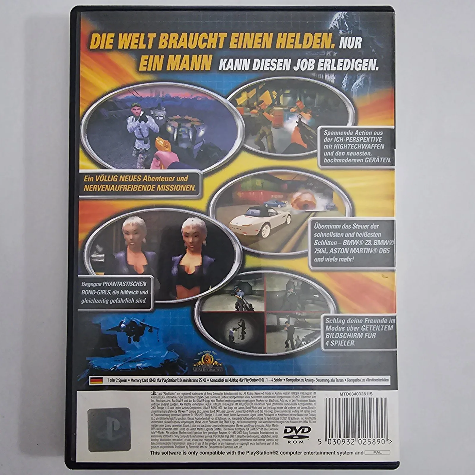 007 Agent im Kreuzfeuer PlayStation 2, Ansicht 2
