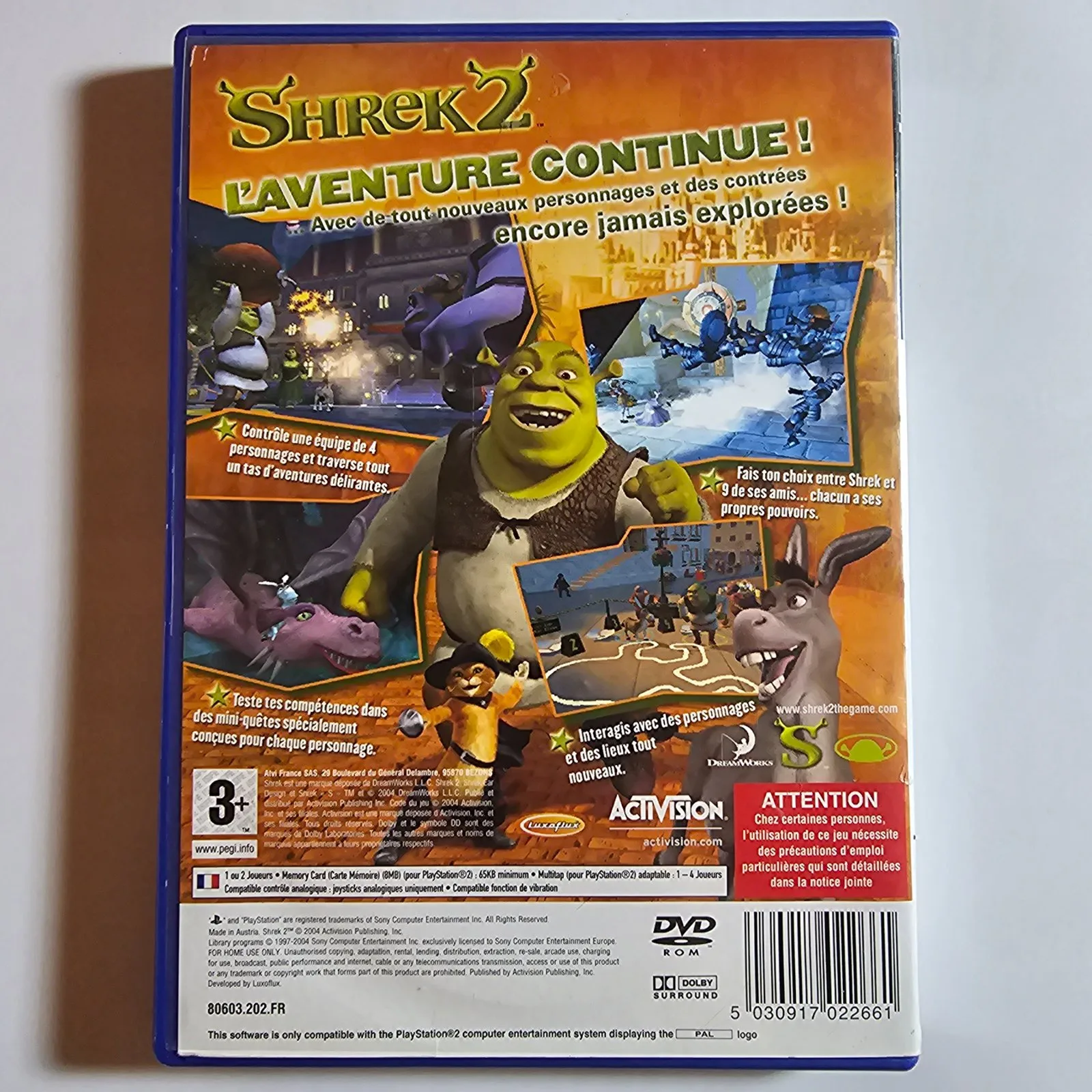 Shrek 2 PlayStation 2, Ansicht 2