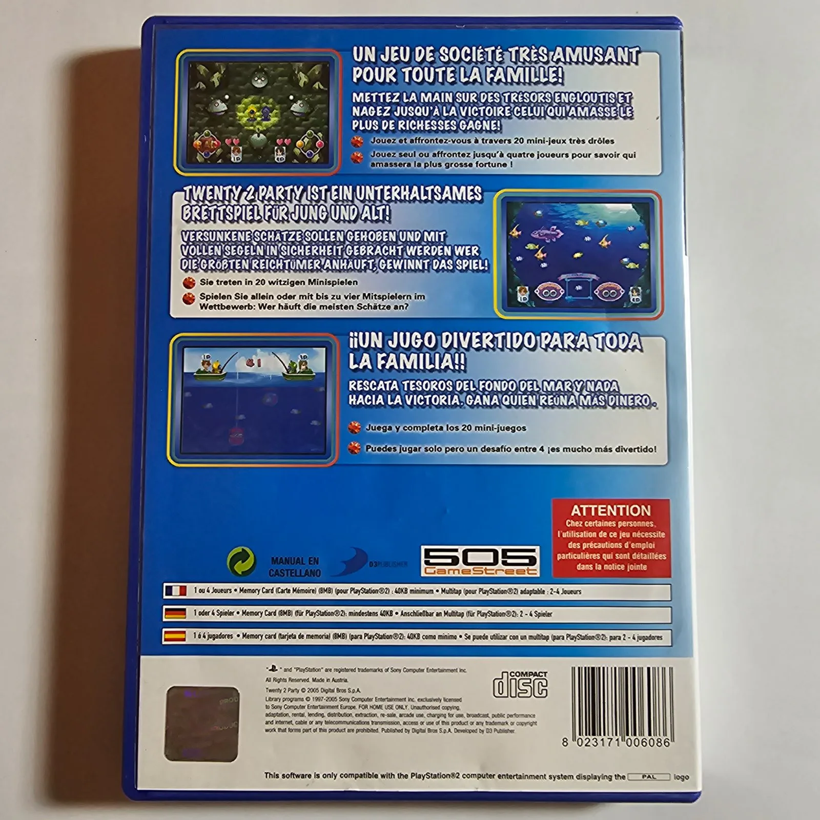 Twenty2 Party PlayStation 2, Ansicht 2