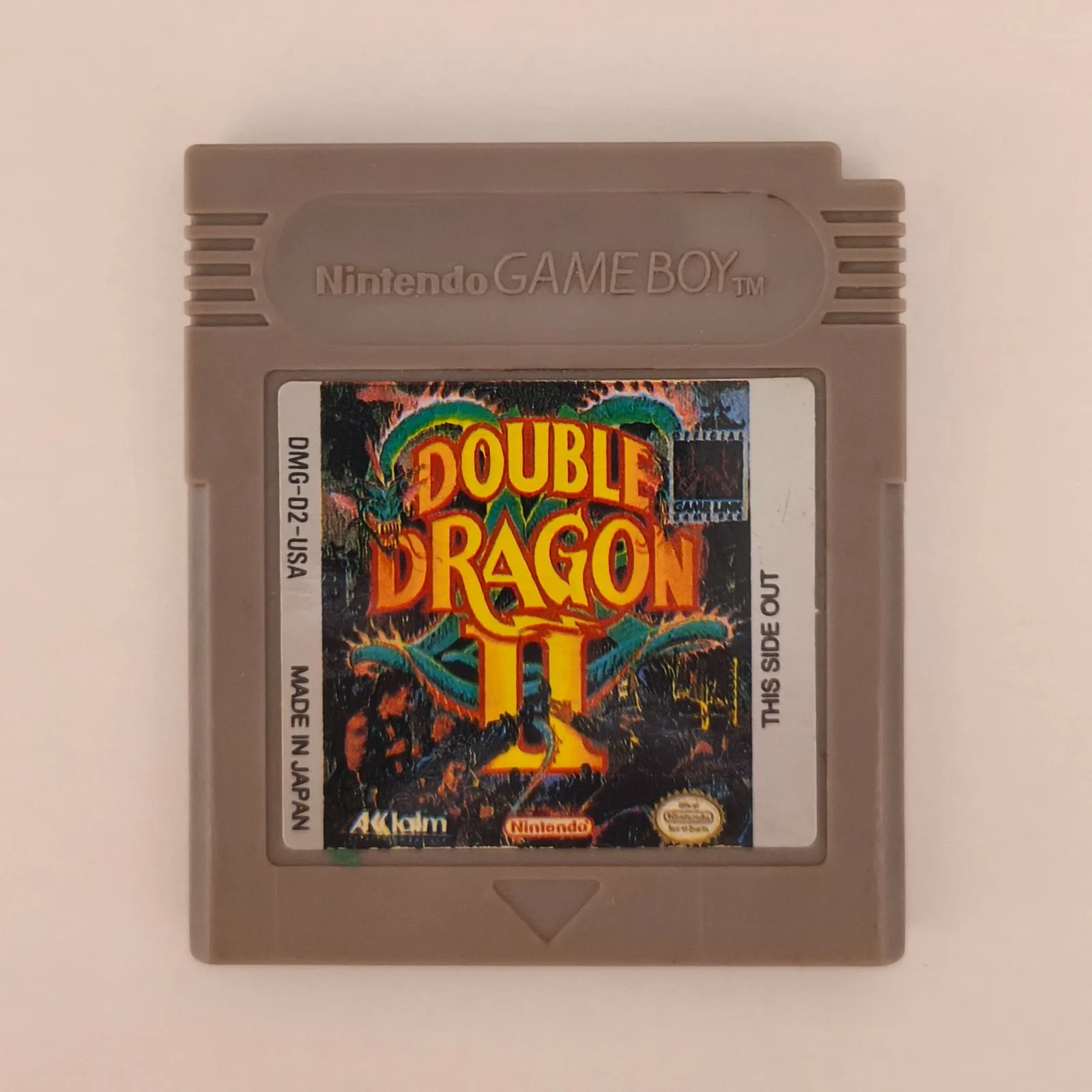 Double Dragon II Nintendo Game Boy