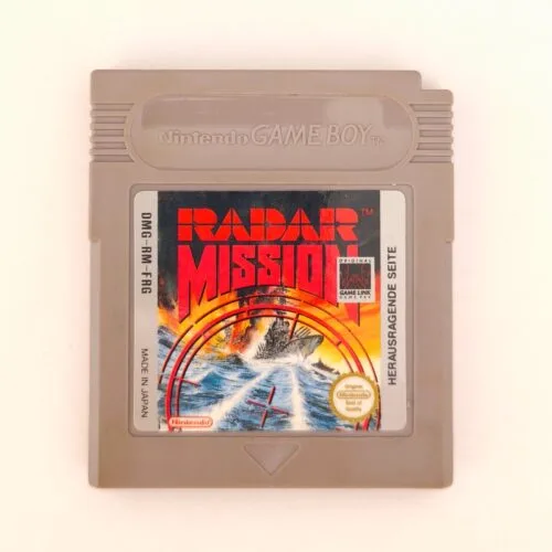 Radar Mission Nintendo Game Boy