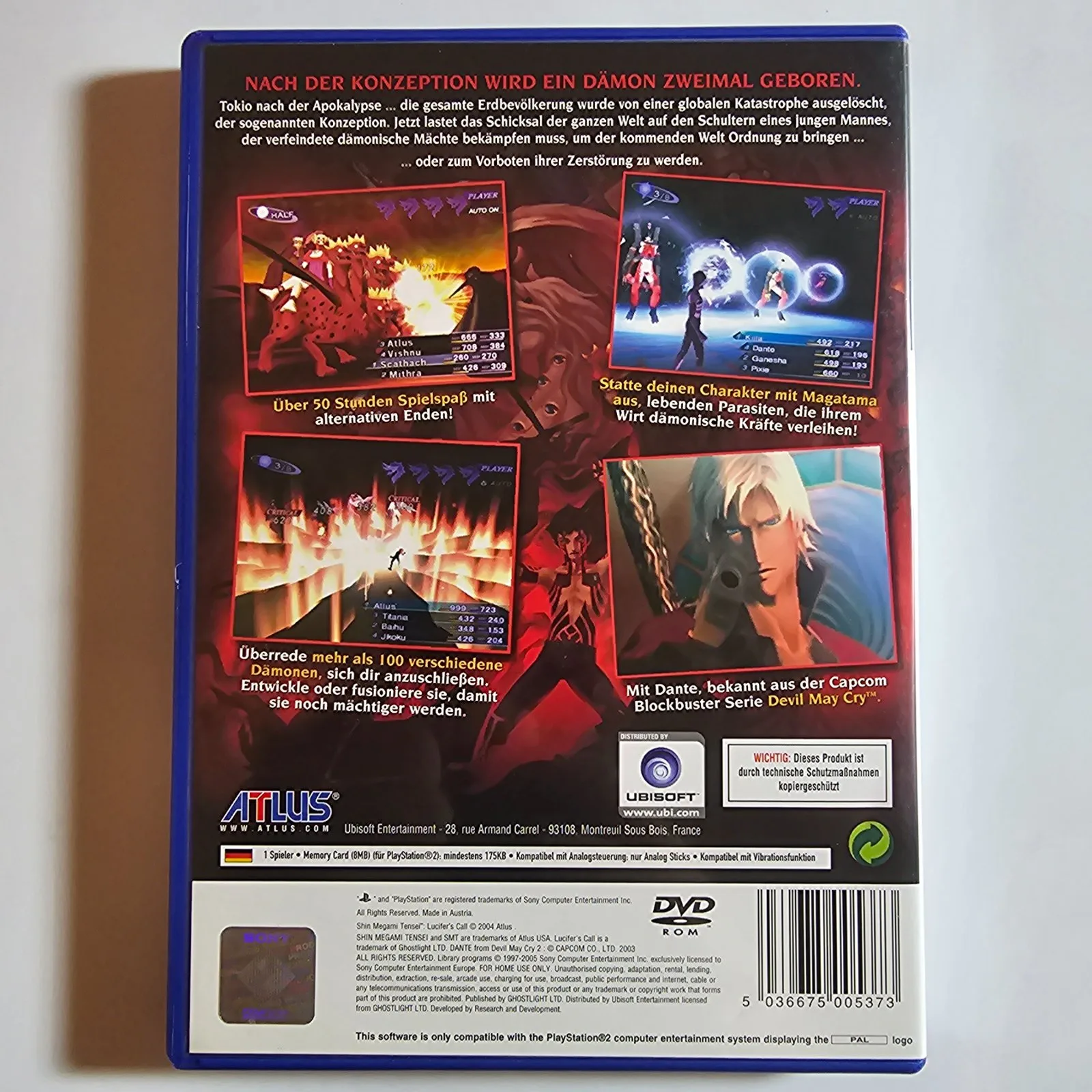 Shin Megami Tensei Lucifer's Call PlayStation 2, Ansicht 2