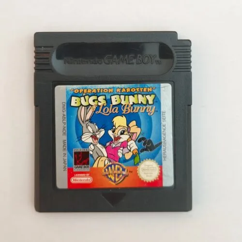 Bugs Bunny & Lola Bunny Operation Karotten Game Boy