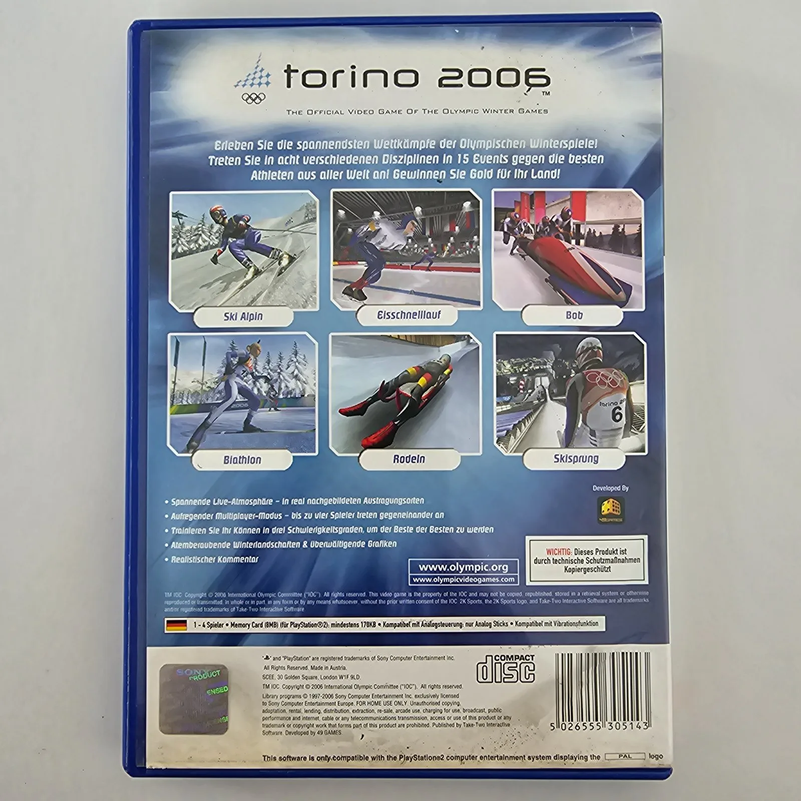 Torino 2006 PlayStation 2, Ansicht 2