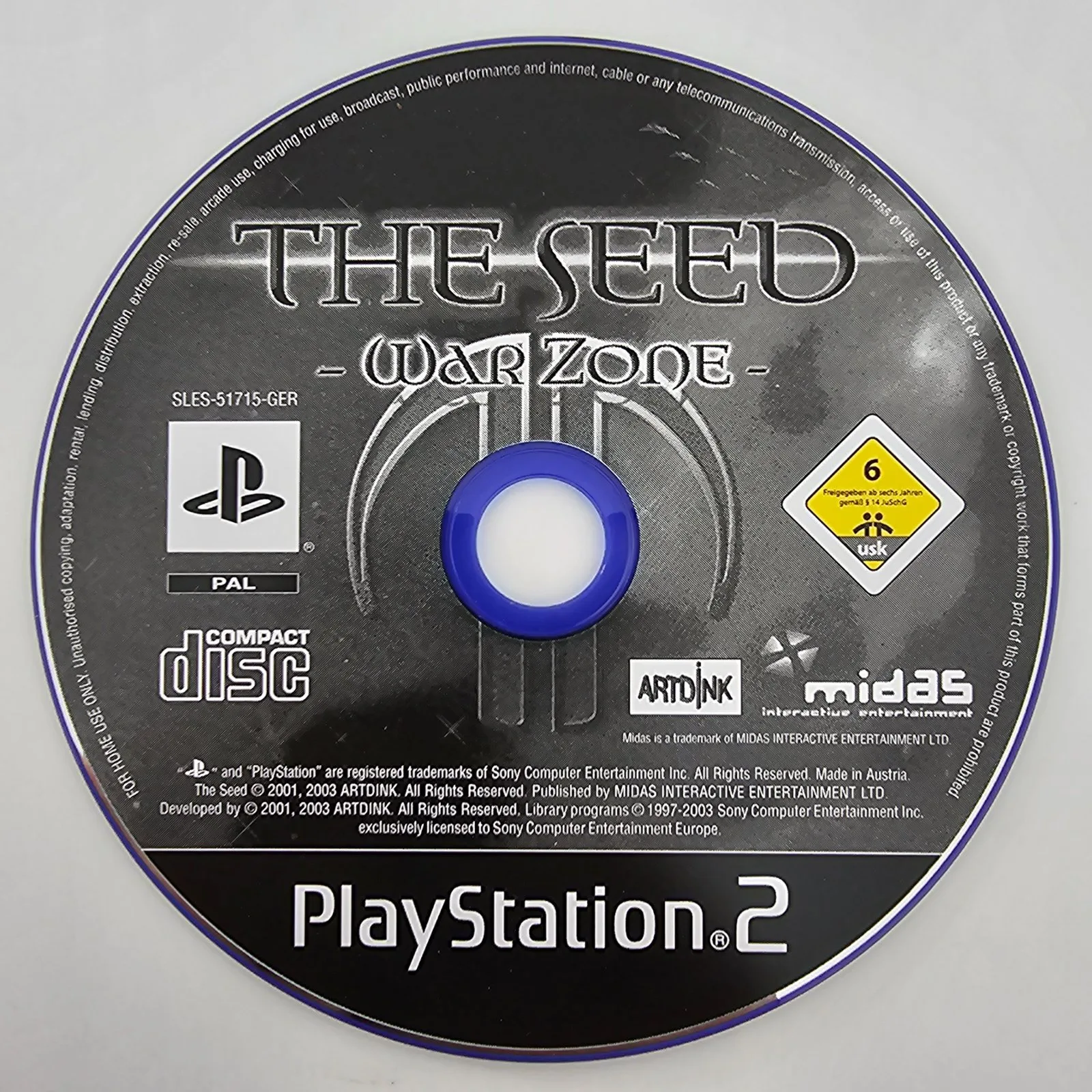 The Seed War Zone PlayStation 2, Ansicht 3