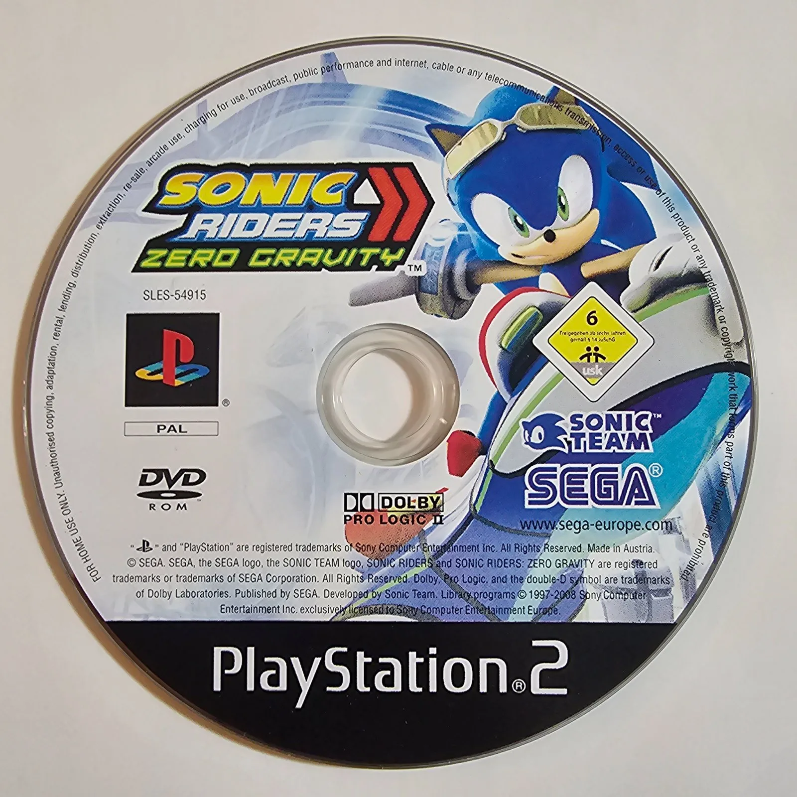 Sonic Riders: Zero Gravity PlayStation 2, Ansicht 3