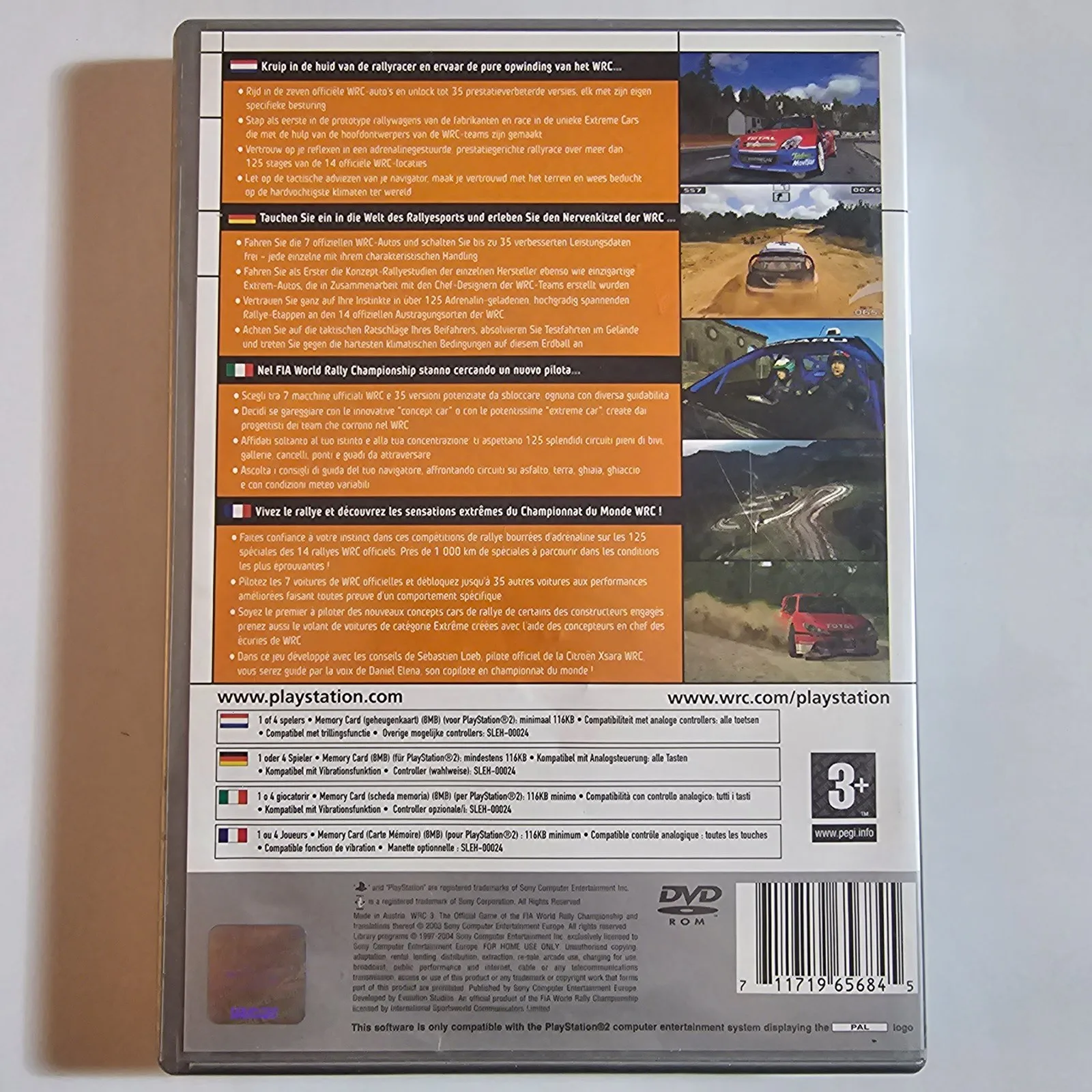 WRC 3 FIA World Rally Championship PlayStation 2, Ansicht 2