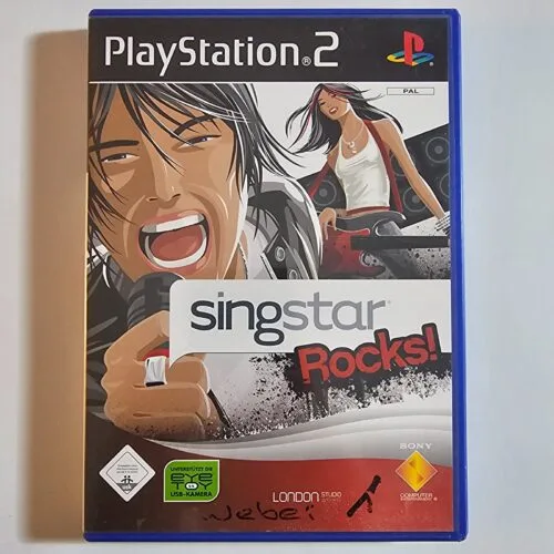 SingStar Rocks! Sony PlayStation 2
