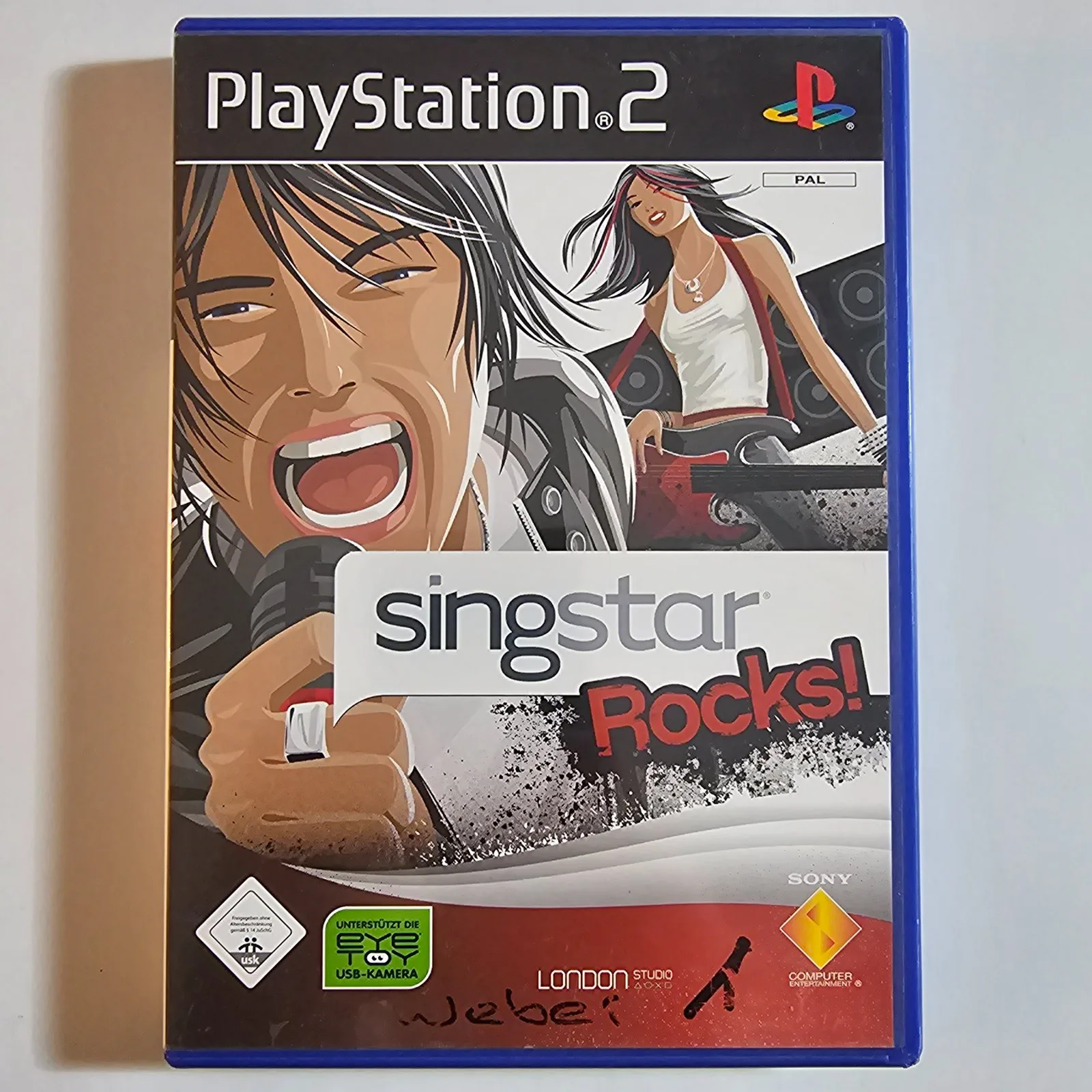 SingStar Rocks! Sony PlayStation 2