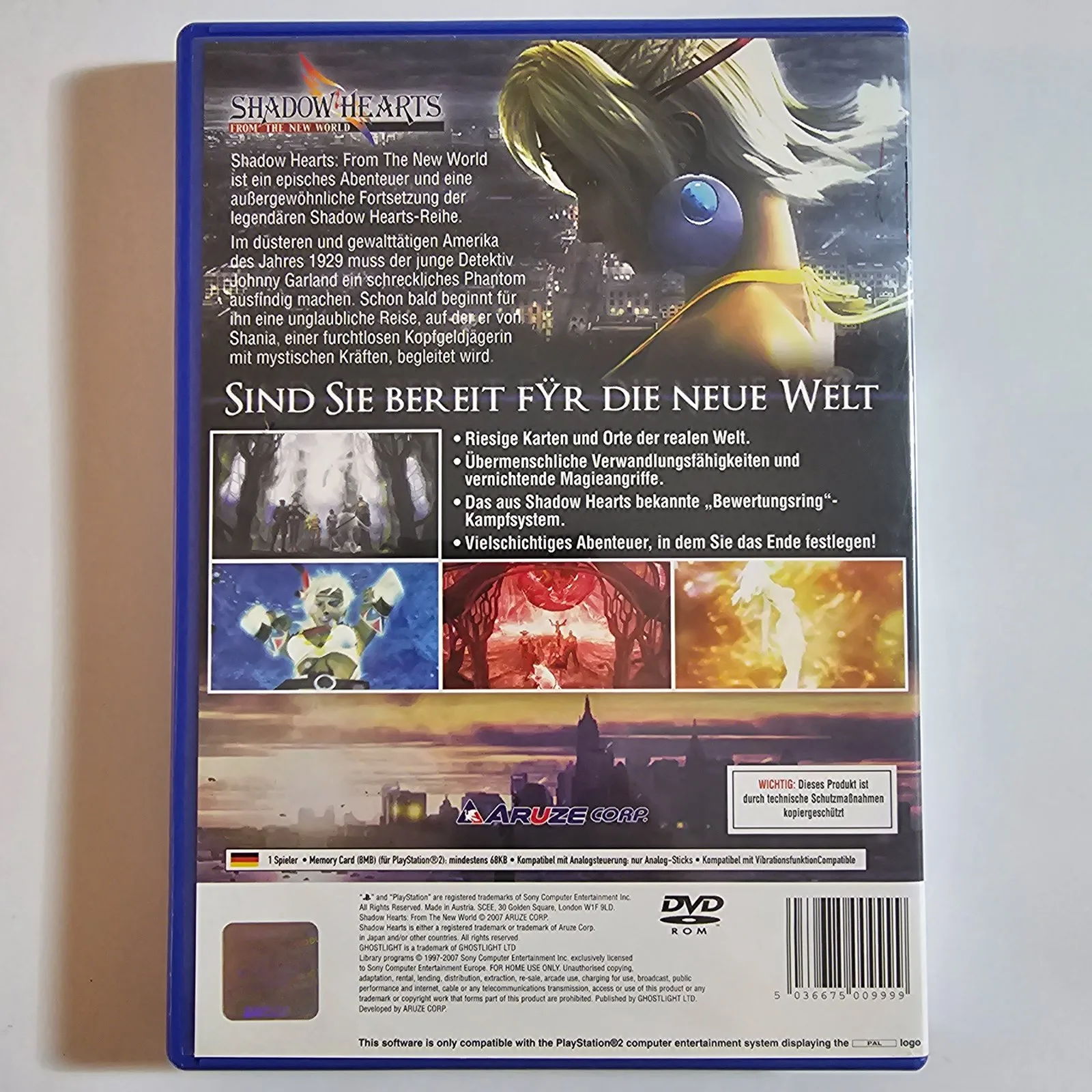 Shadow Hearts: From the New World PlayStation 2, Ansicht 2