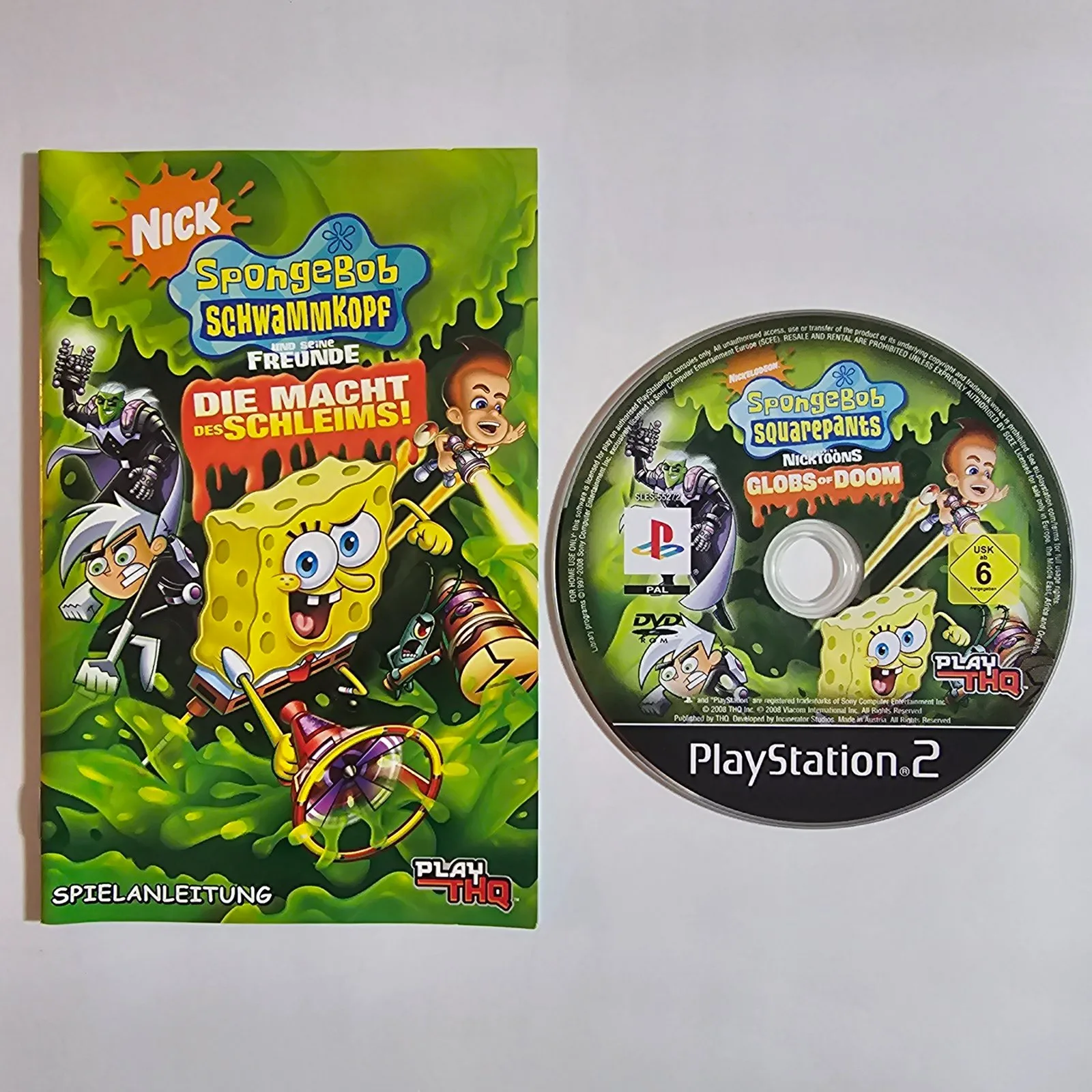 Nicktoons SpongeBob Schwammkopf und seine Freunde: Die Macht des Schleims! PlayStation 2, Ansicht 3