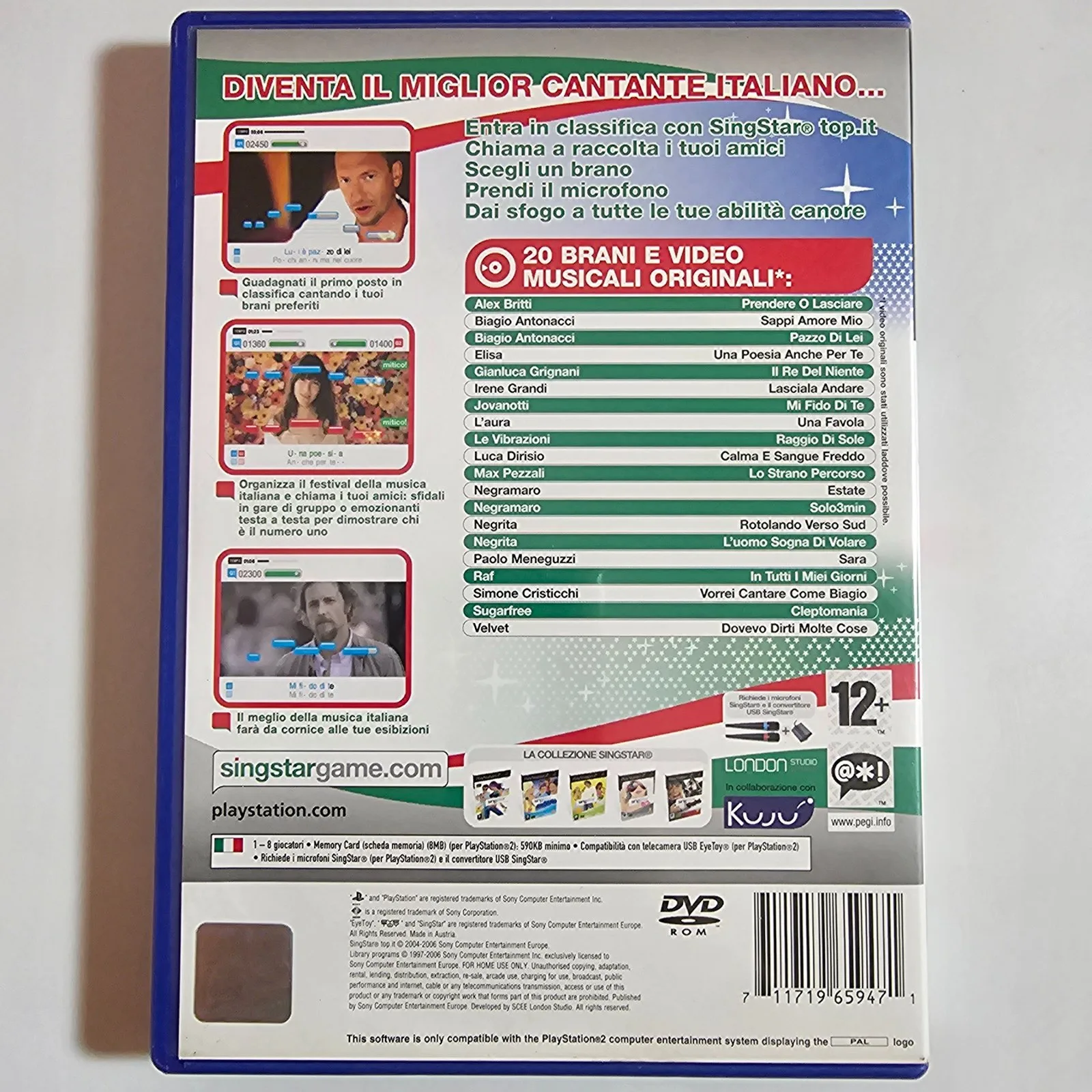 SingStar Top.it PlayStation 2, Ansicht 2