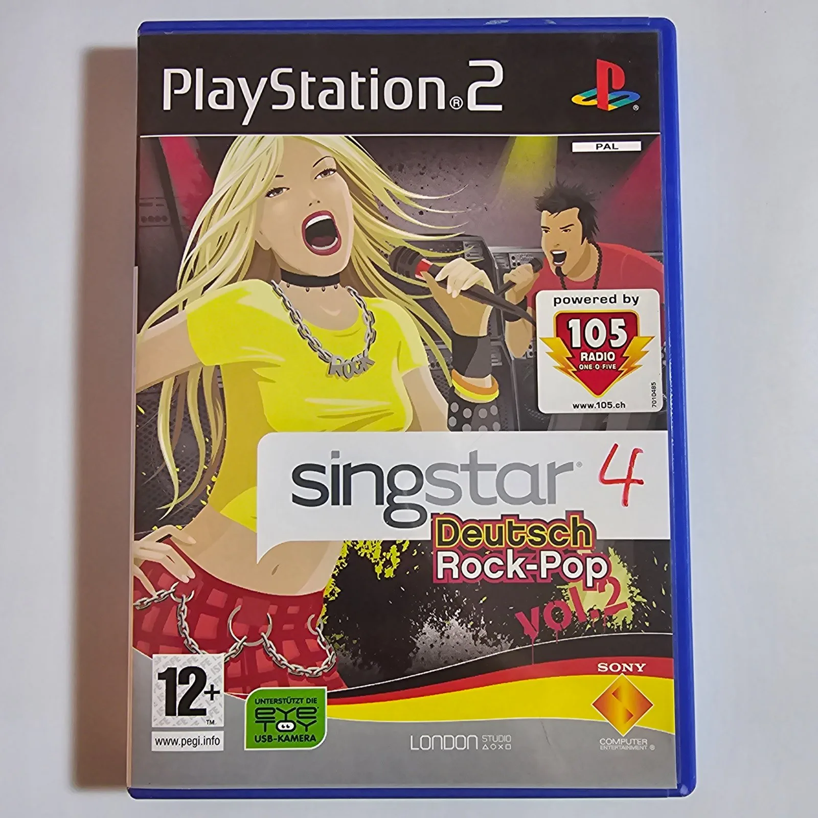 SingStar Deutsch Rock-Pop Vol. 2 Sony PlayStation 2
